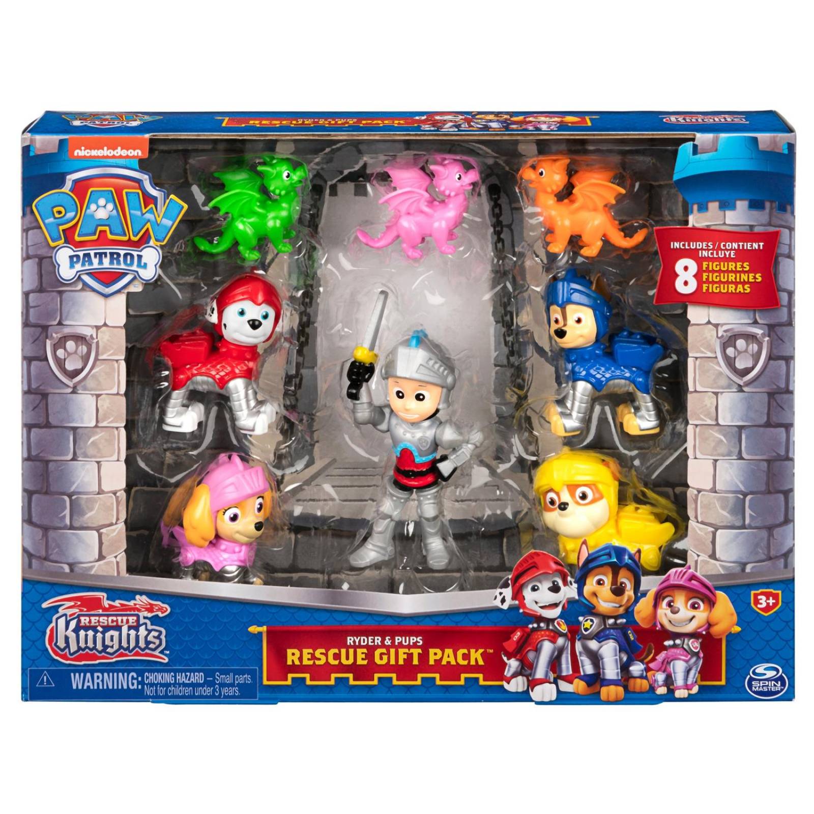 Paw Patrol: Caballeros Al Rescate - Set Figuras Caballeros
