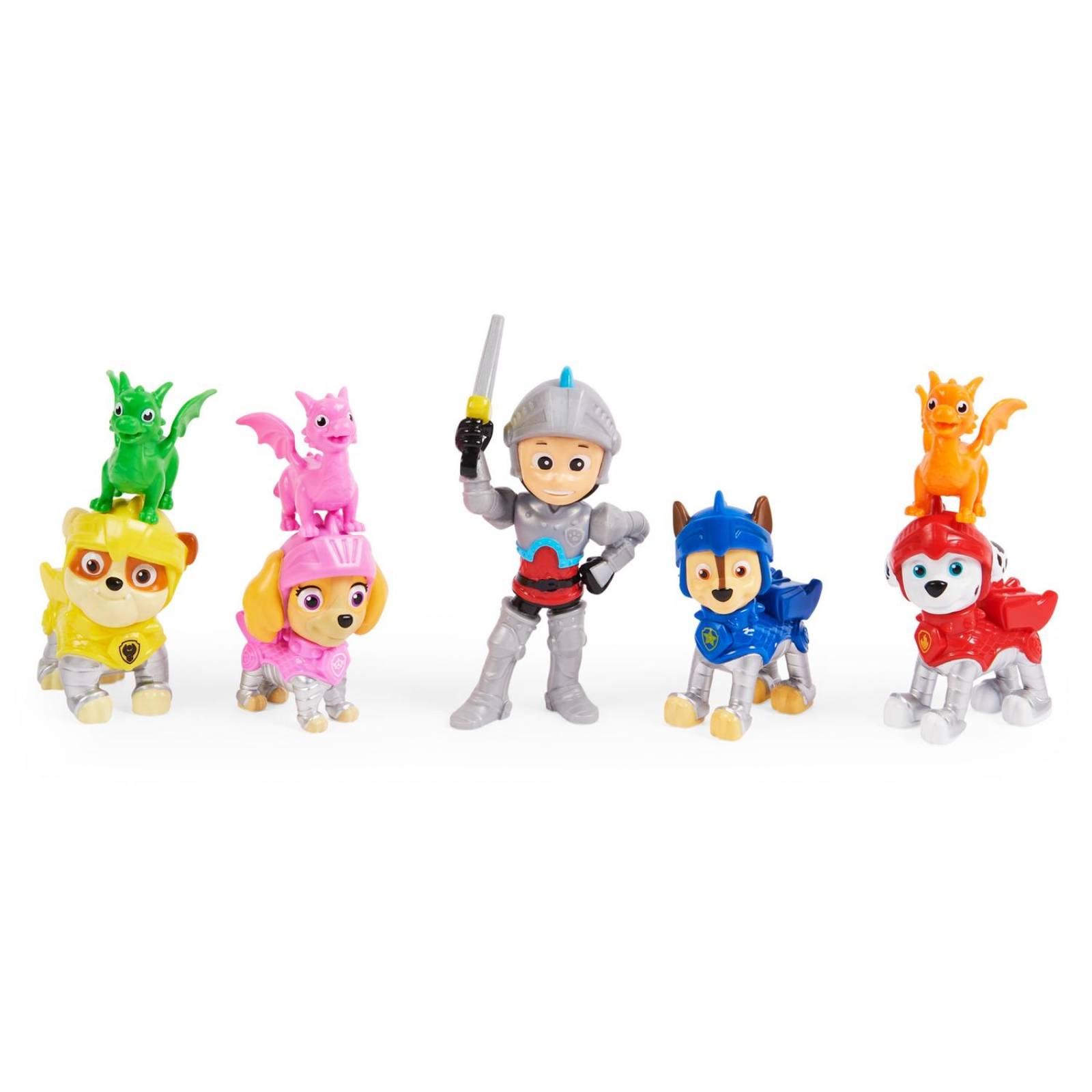 Paw Patrol: Caballeros Al Rescate - Set Figuras Caballeros