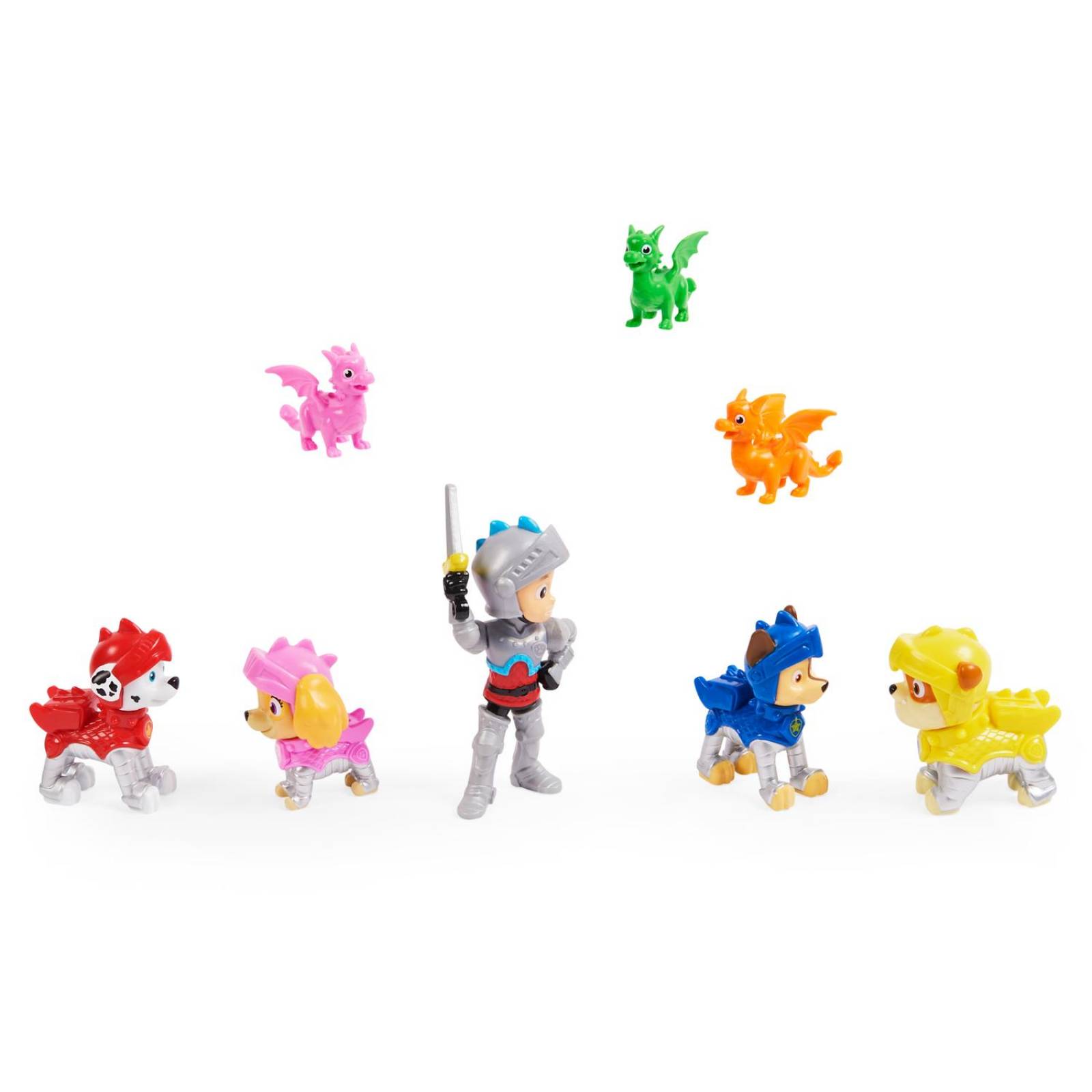 Paw Patrol: Caballeros Al Rescate - Set Figuras Caballeros