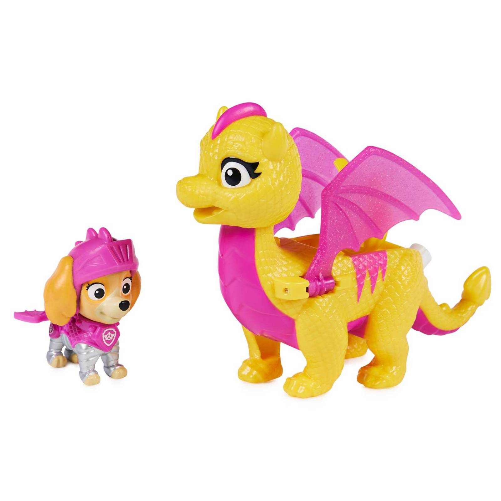 Paw Patrol: Caballeros Al Rescate - Figura Skye Con Scorch 