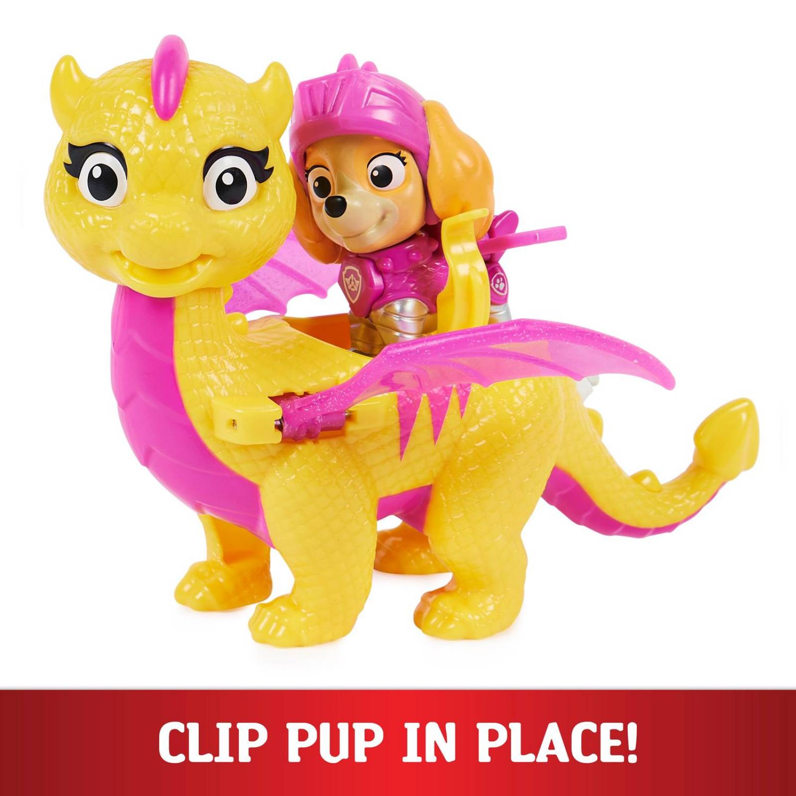 Paw Patrol: Caballeros Al Rescate - Figura Skye Con Scorch 