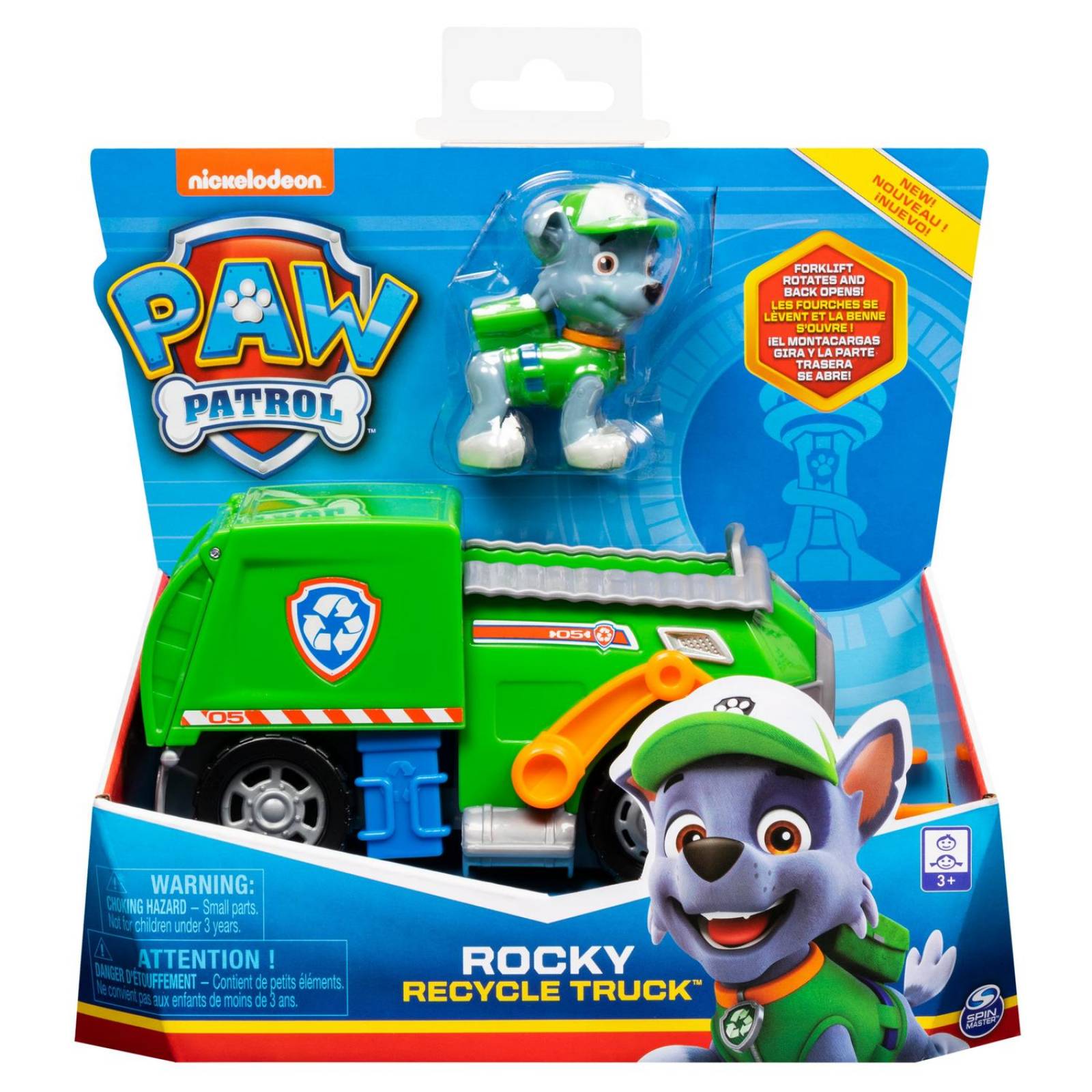 Paw Patrol: Paw Patrol Vehiculo Basico - Rocky Al Rescate 