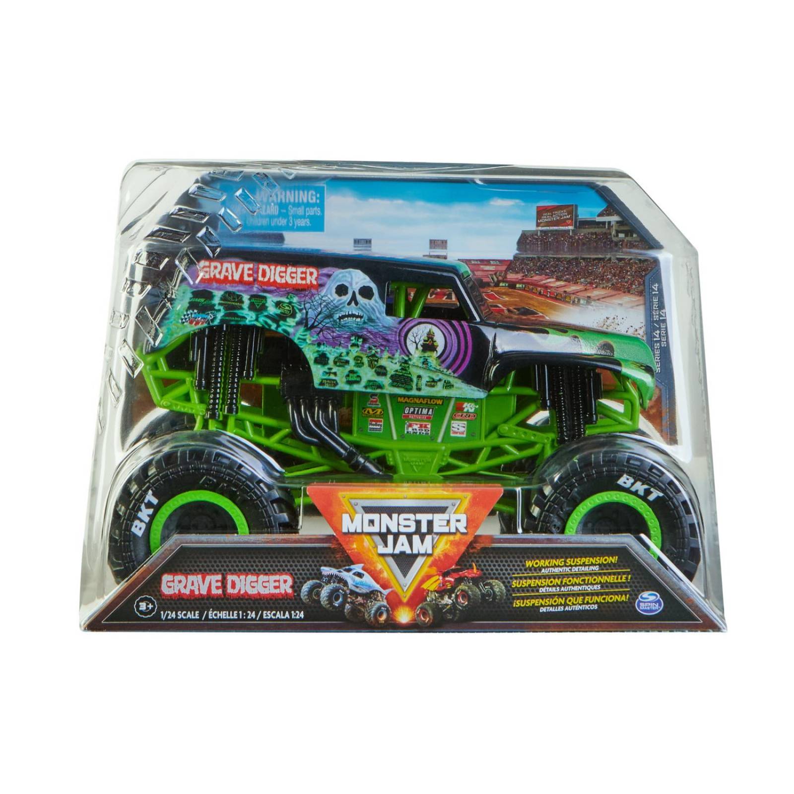 Monster Jam: Monster Jam Die Cast 1/24 - Grave Digger 