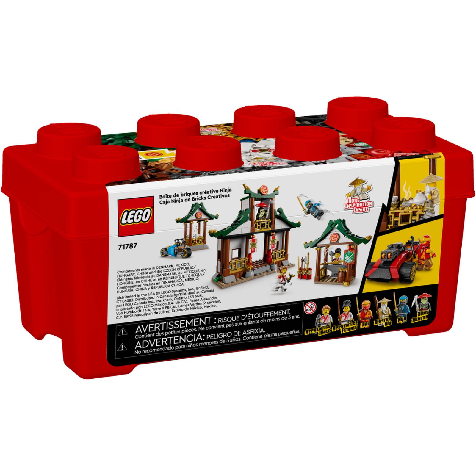 LEGO Ninjago Caja Ninja de Ladrillos Creativos 71787 