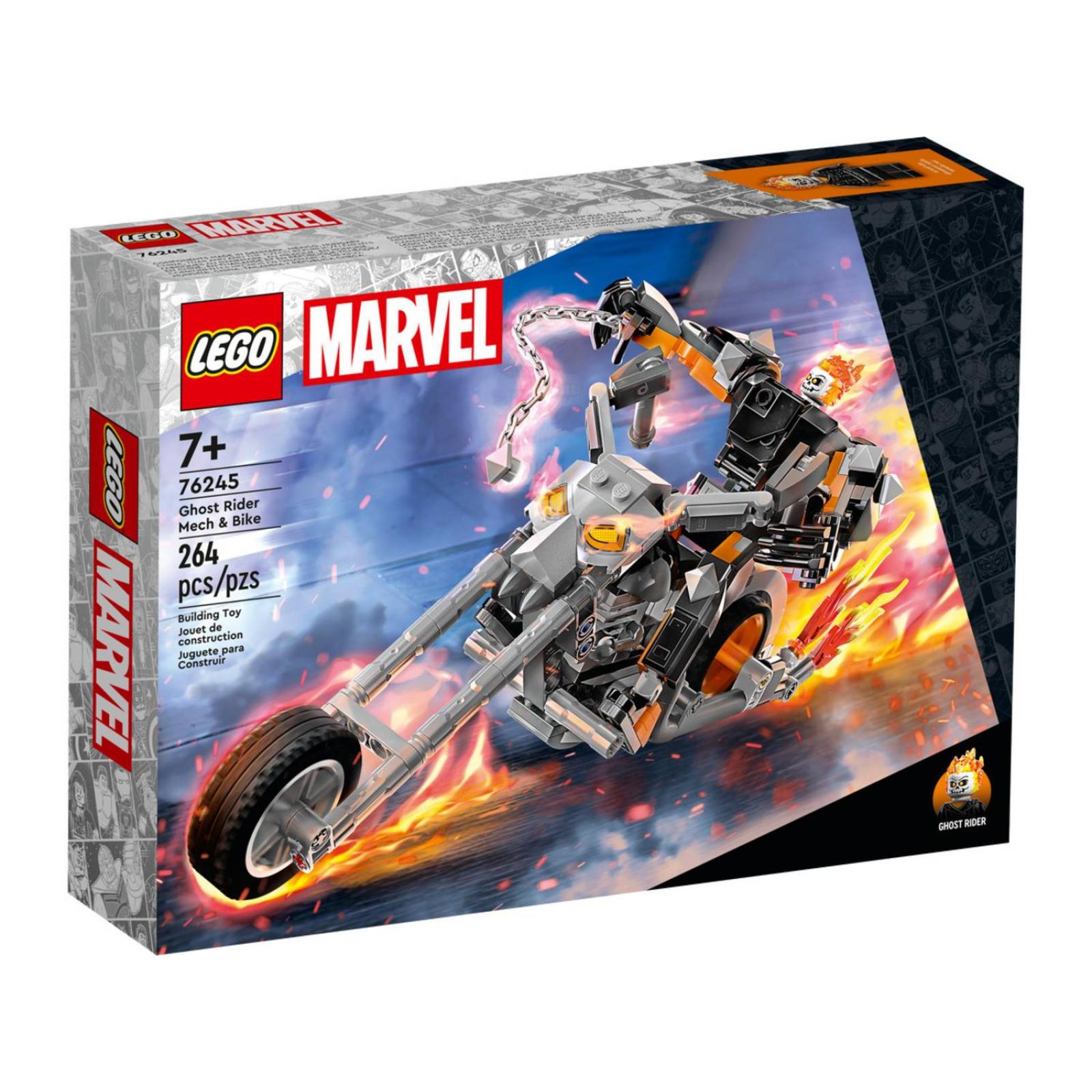 LEGO Super Heroes Marvel Meca y Moto de Ghost Rider 76245 