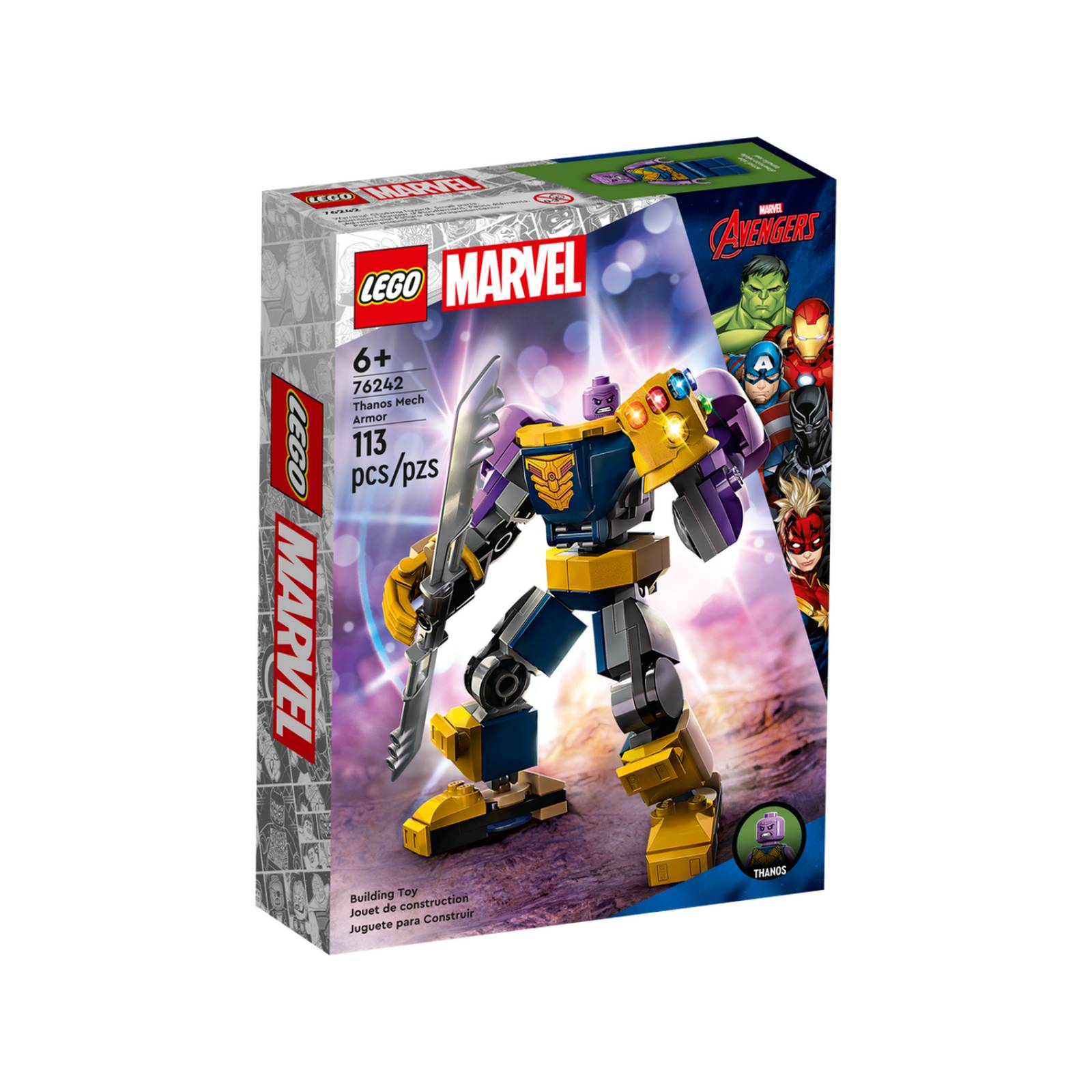 LEGO Super Heroes Marvel Armadura Robotica de Thanos 76242