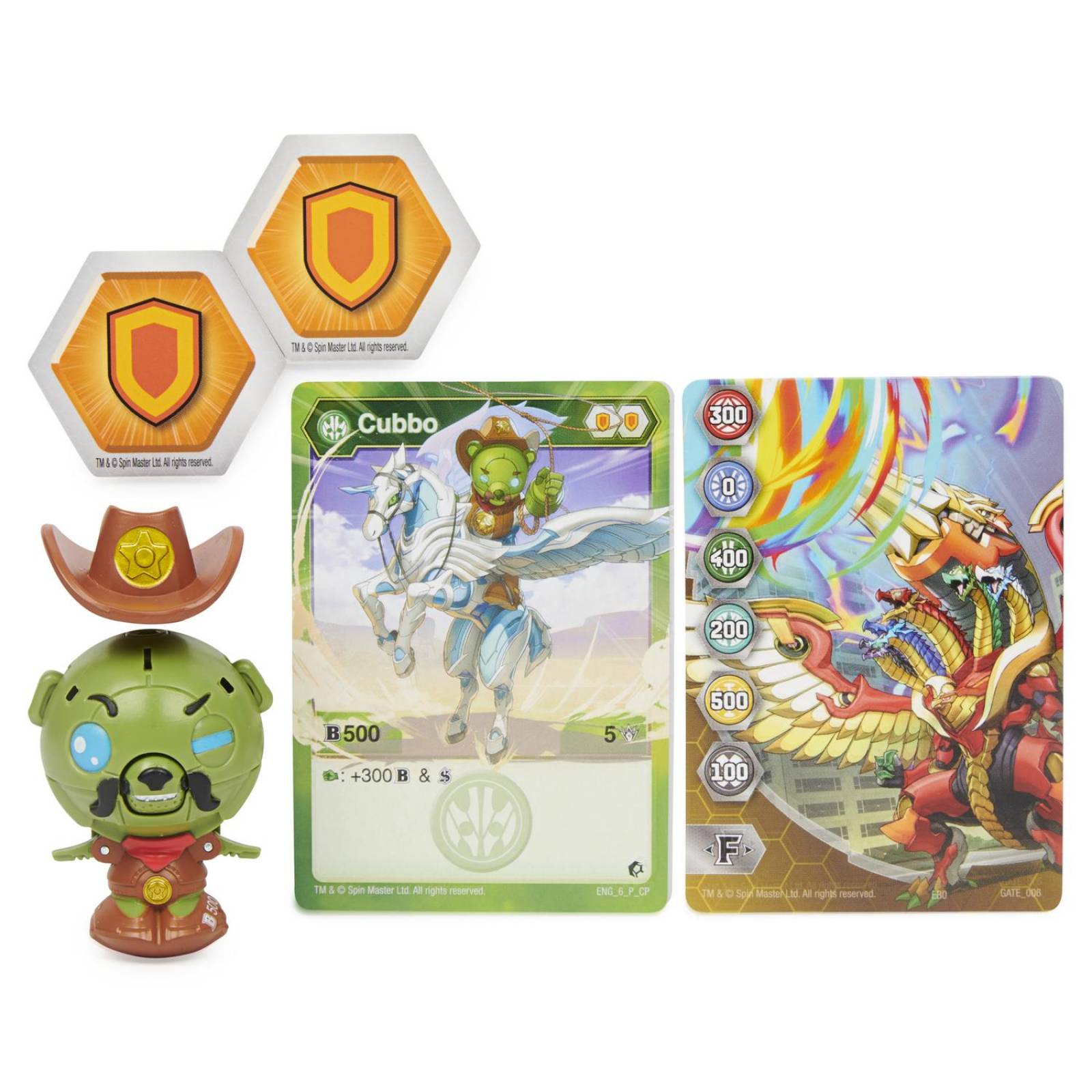 Bakugan: Bakugan Cubo - Sheriff Cubo Verde 