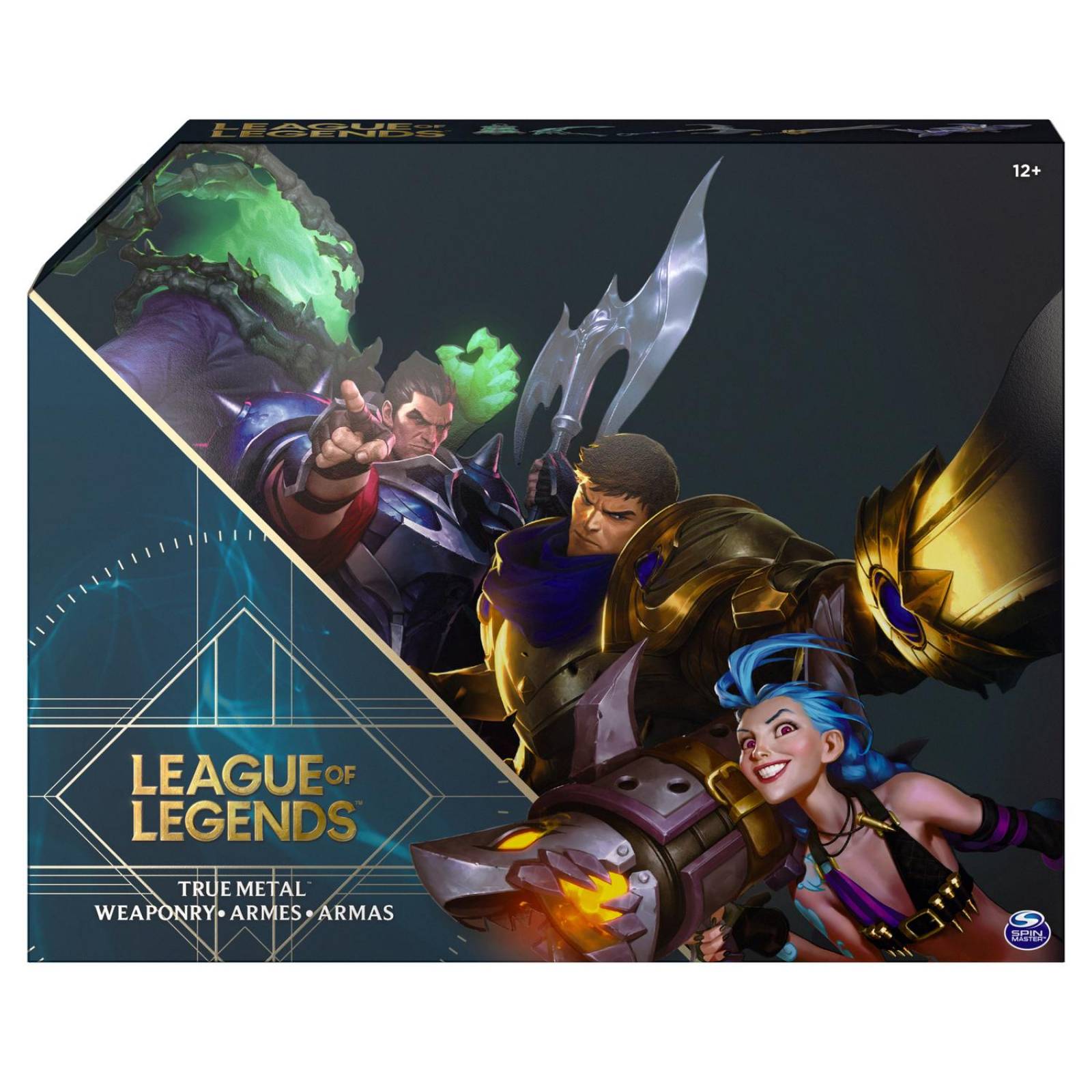 League Of Legend: Die Cast True Metal Weaponry 4 Pack 