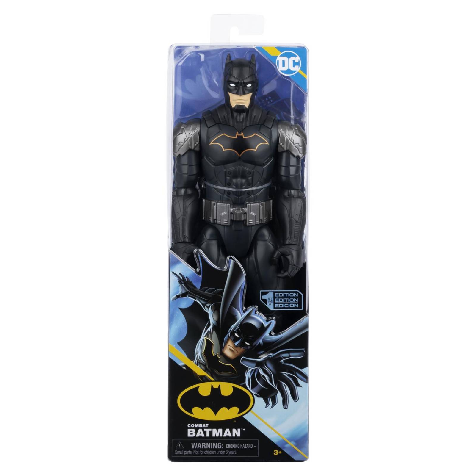 Batman: Batman Traje De Combate Figura De Accion 12 Pulgadas 