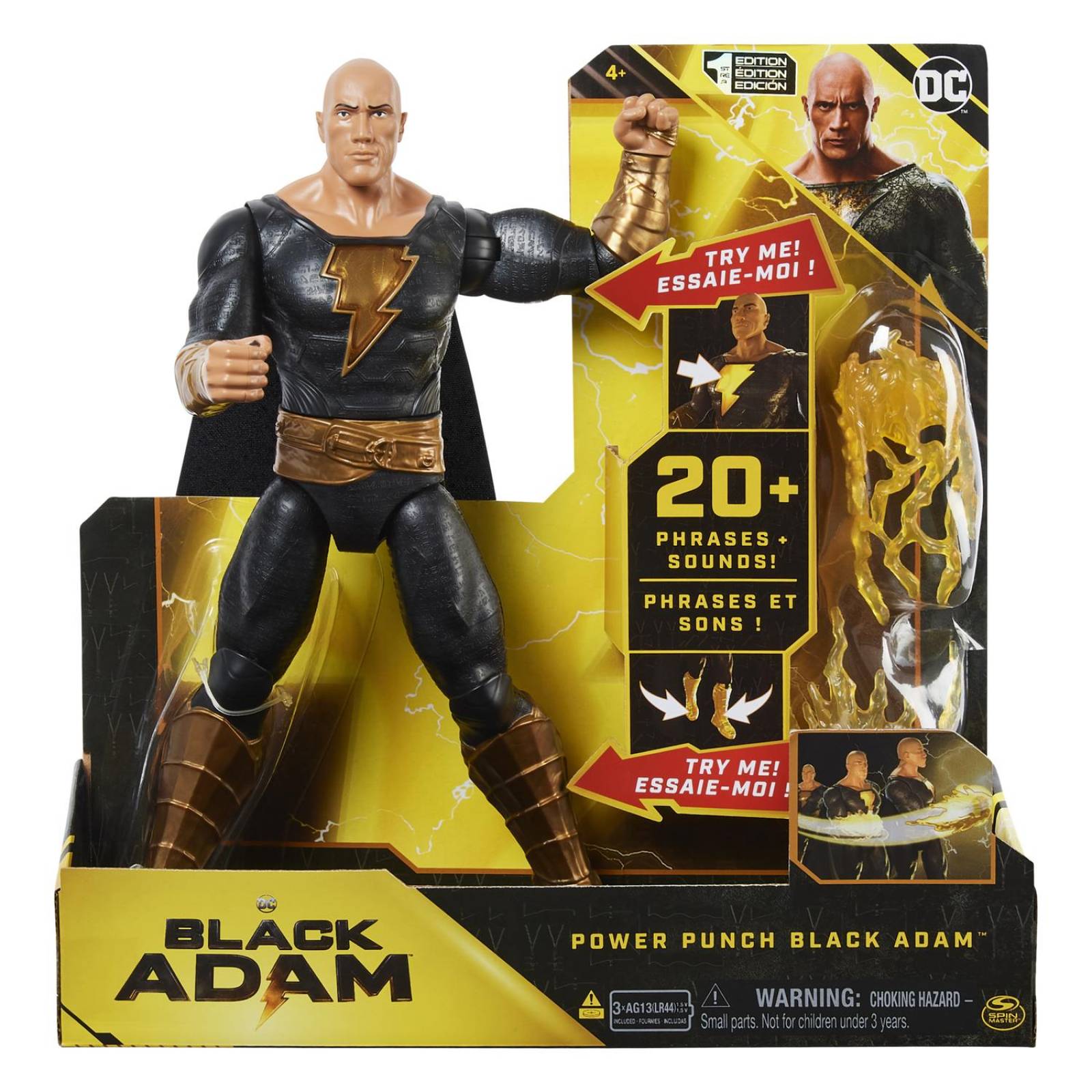 Black Adam: Black Adam Figura De Accion Deluxe 12 Pulgadas 