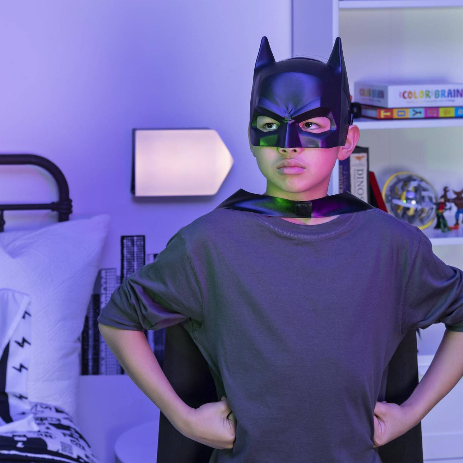 Batman: Set Role Play Mascara Con Capa Batman