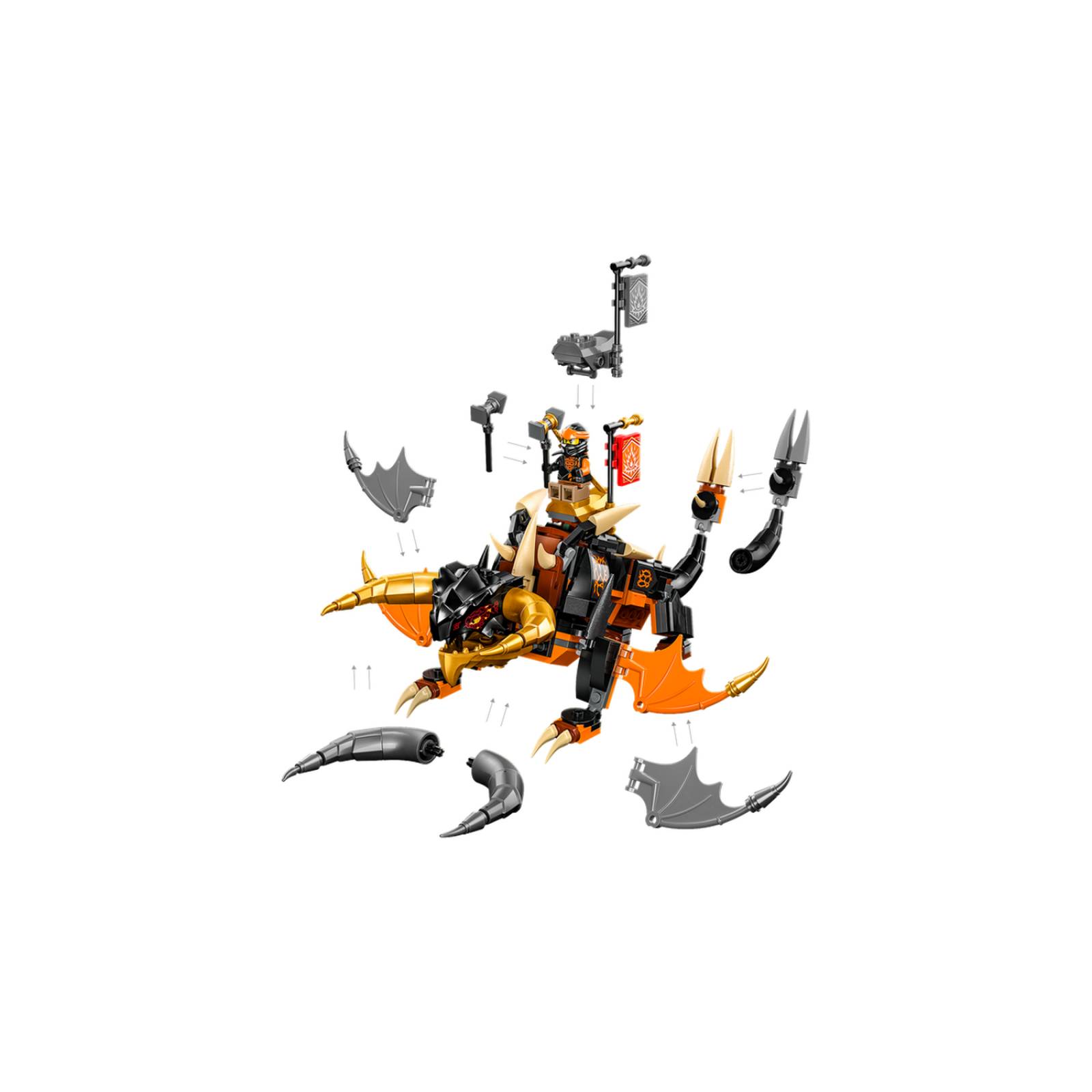 LEGO Ninjago Dragon de Tierra EVO de Cole 71782 