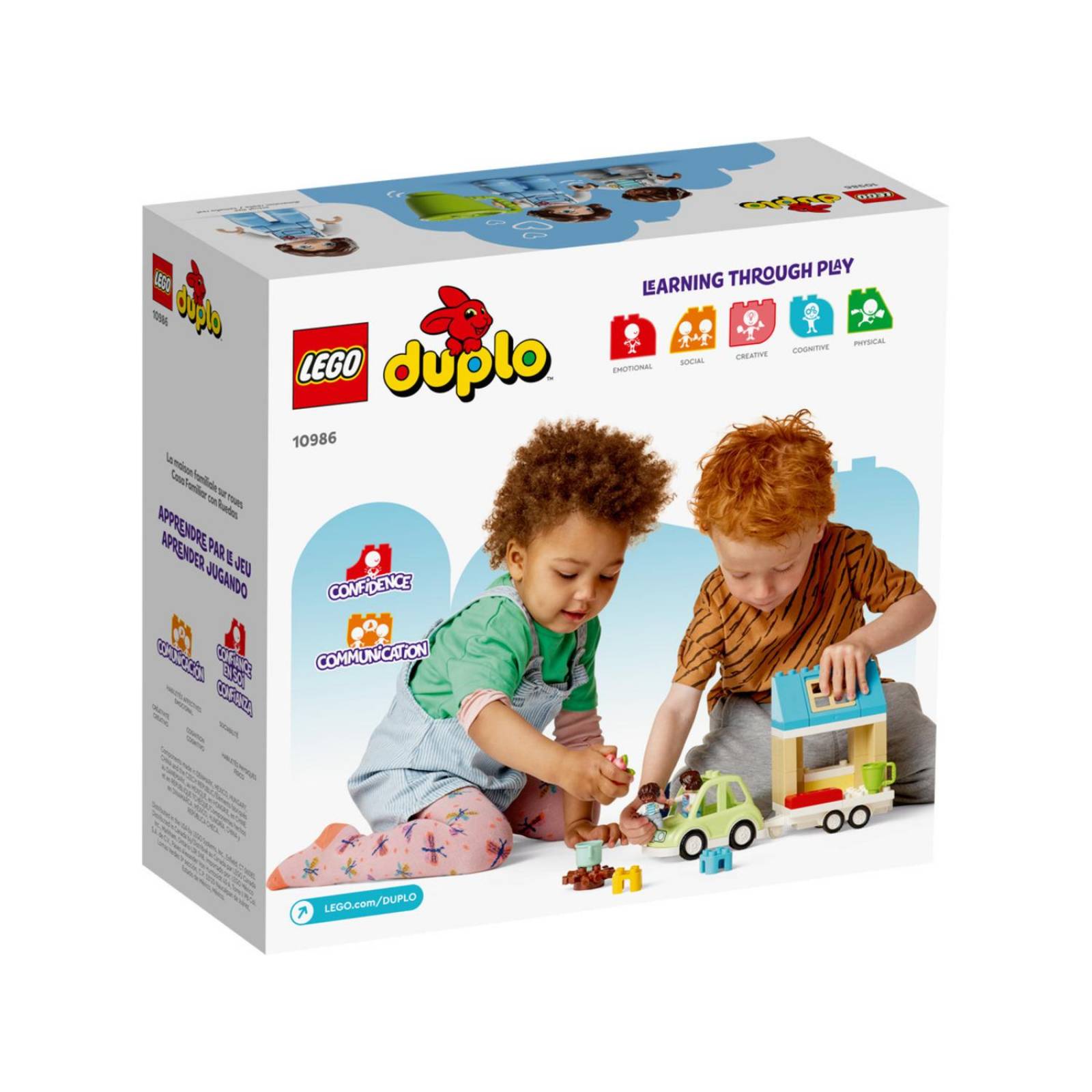 LEGO DUPLO Town Casa Familiar con Ruedas 10986 