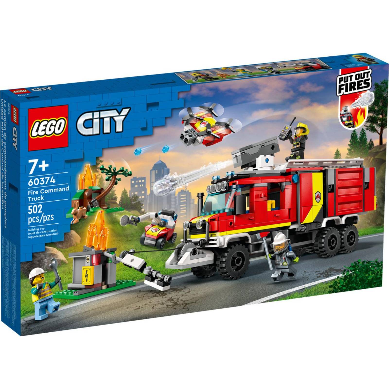 LEGO City Unidad Movil de Control de Incendios 60374