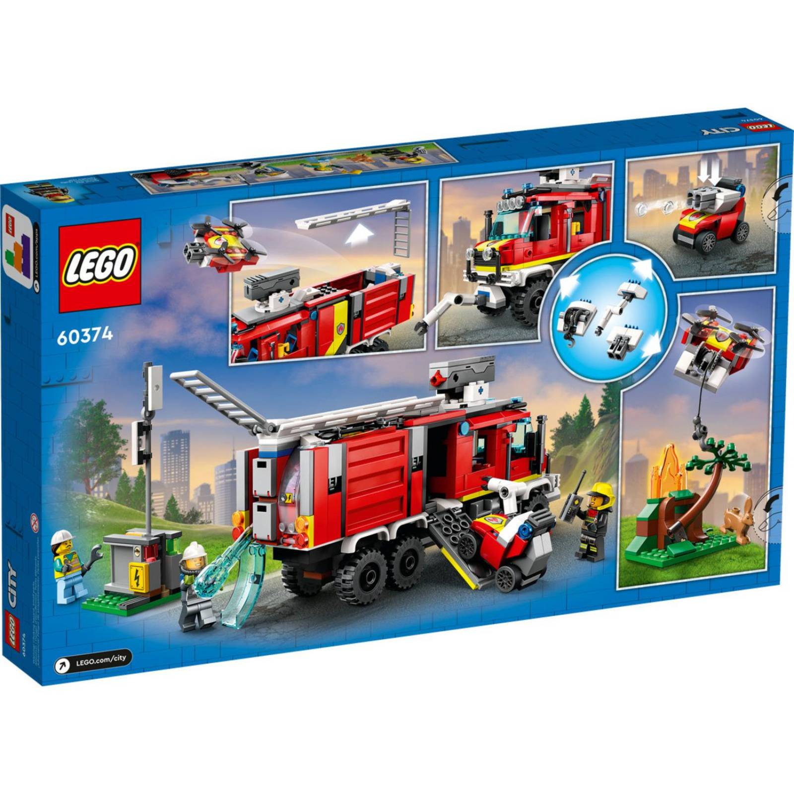 LEGO City Unidad Movil de Control de Incendios 60374