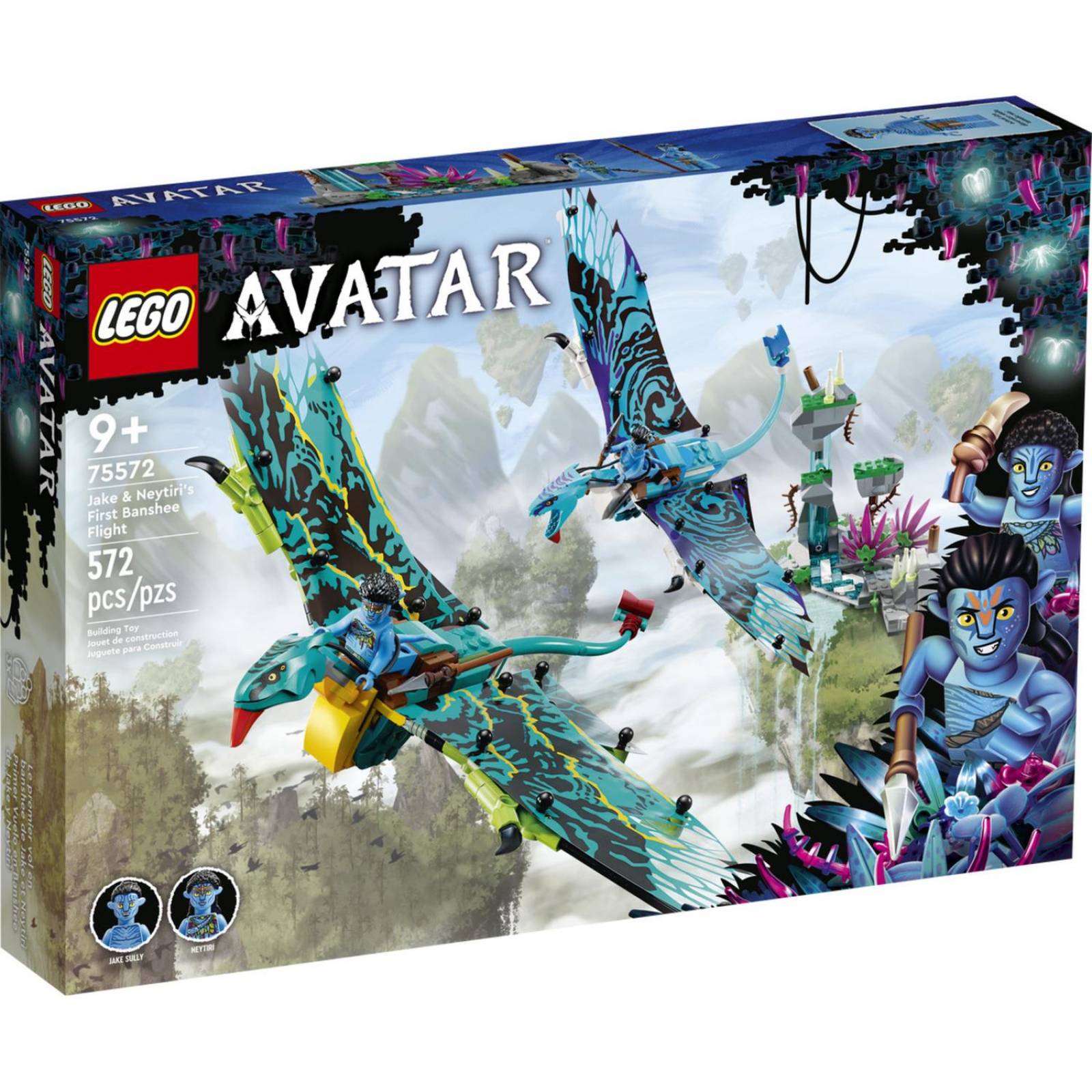 LEGO AVATAR Primer Vuelo en Banshee de Jake y Neytiri 75572 