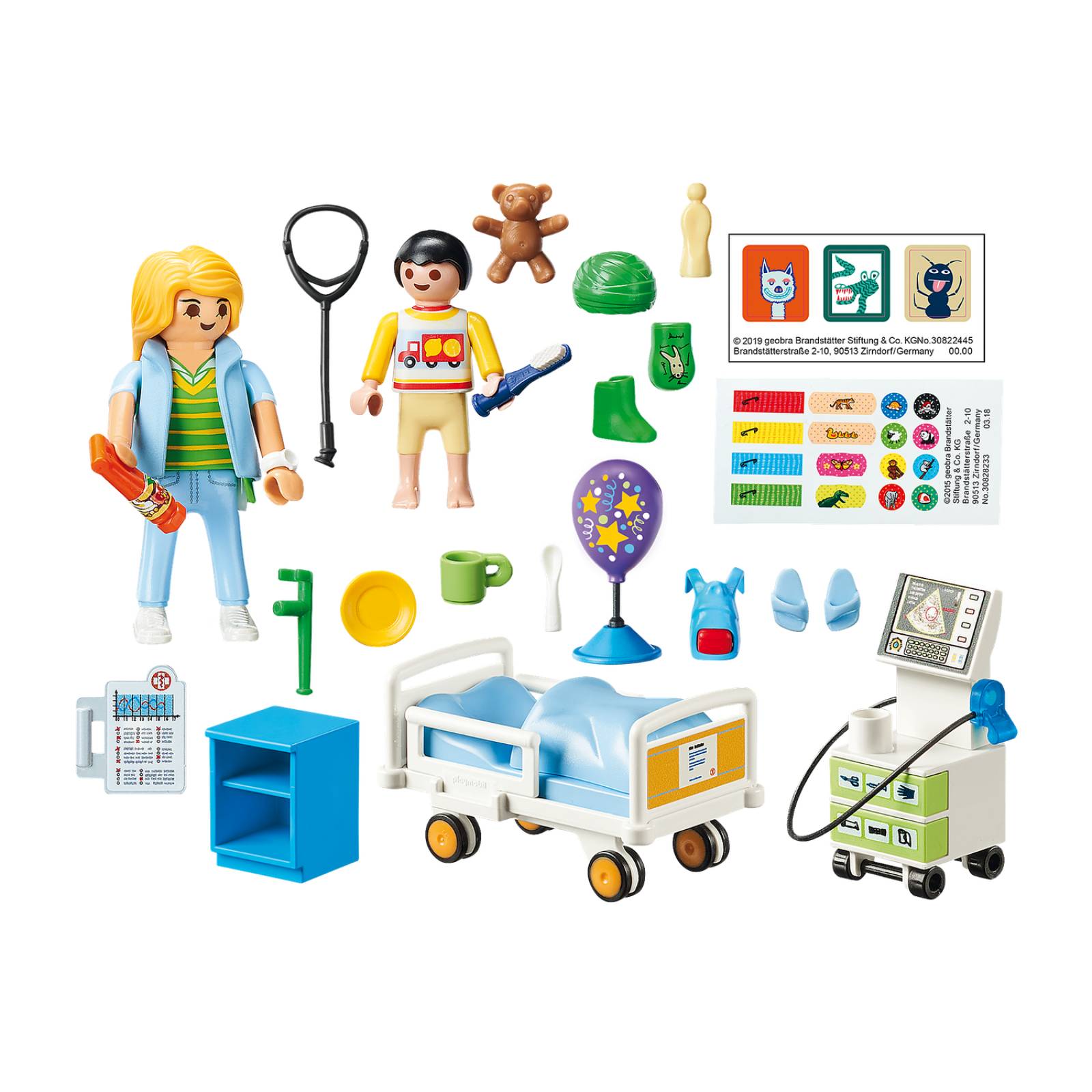 Playmobil City Life - El Gran Hospital: Sala Hospital Infantil 70192 