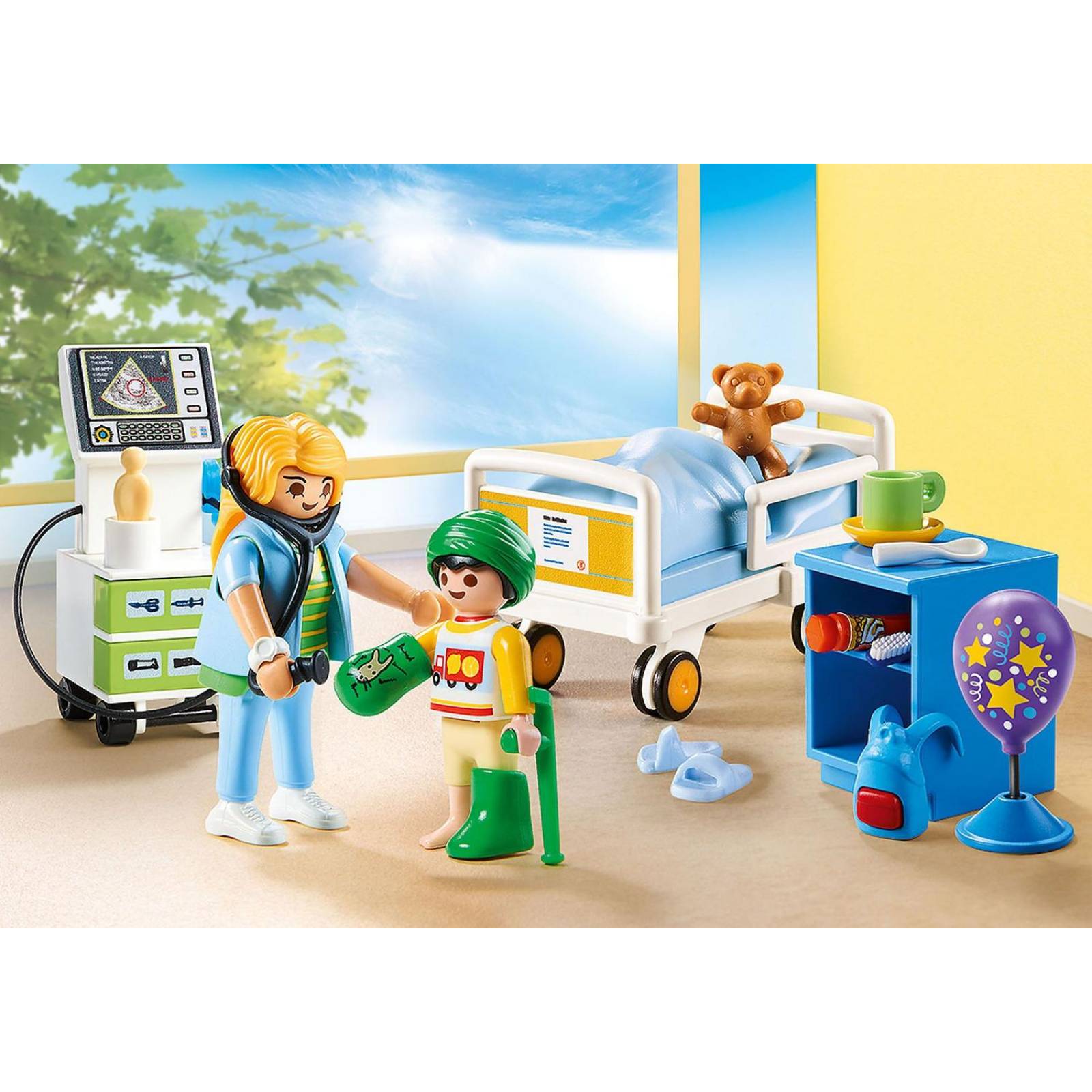 Playmobil City Life - El Gran Hospital: Sala Hospital Infantil 70192 