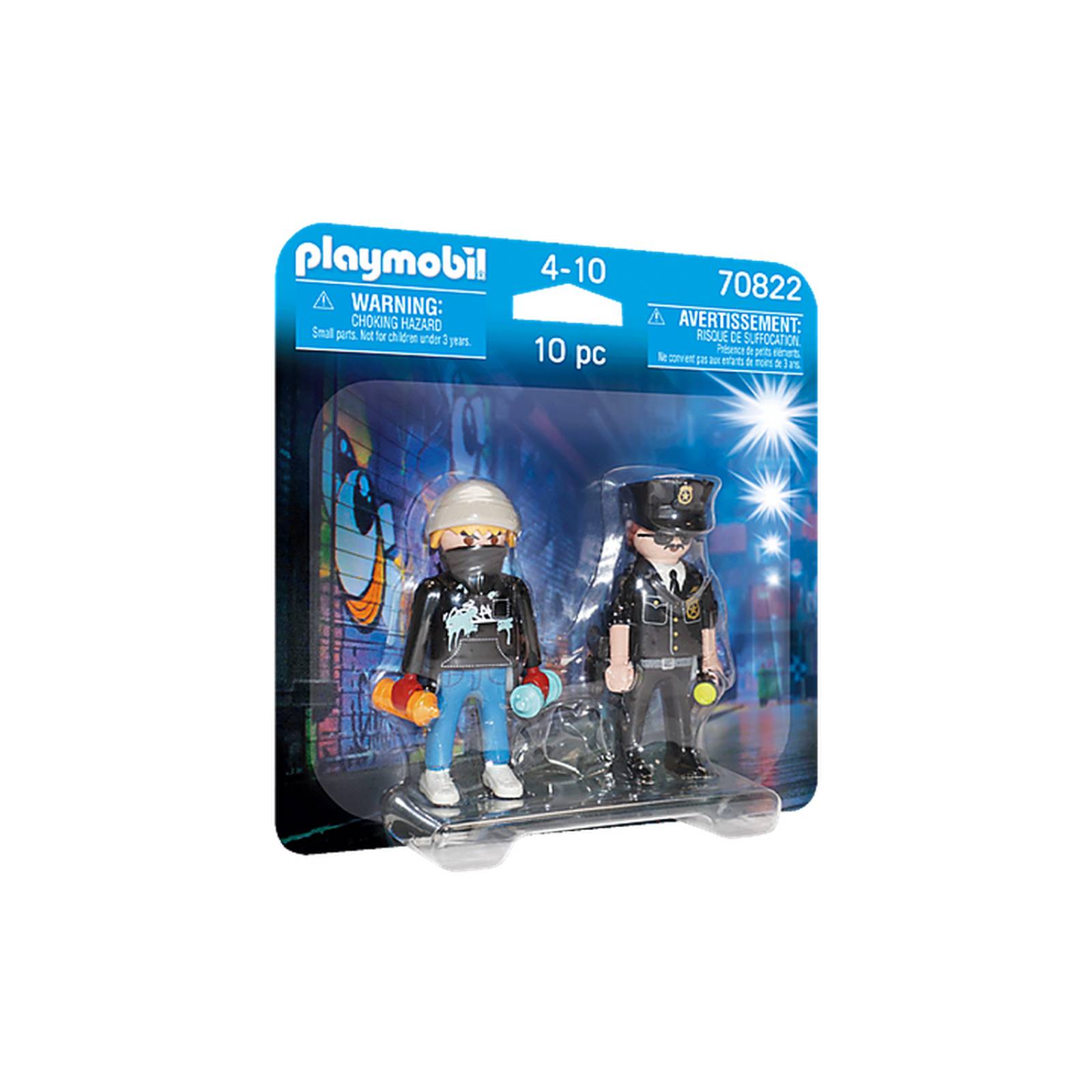 Playmobil Duo Pack: Policía y Vándalo 70822 
