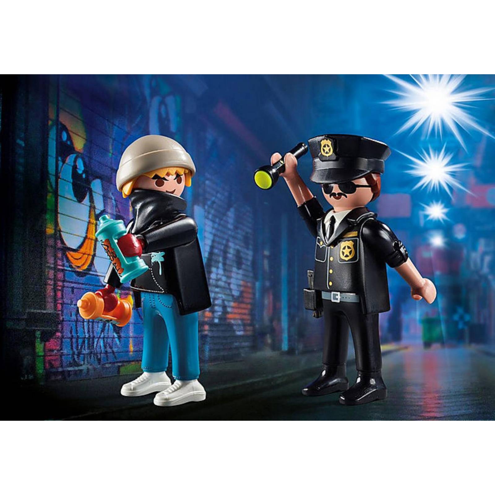 Playmobil Duo Pack: Policía y Vándalo 70822 