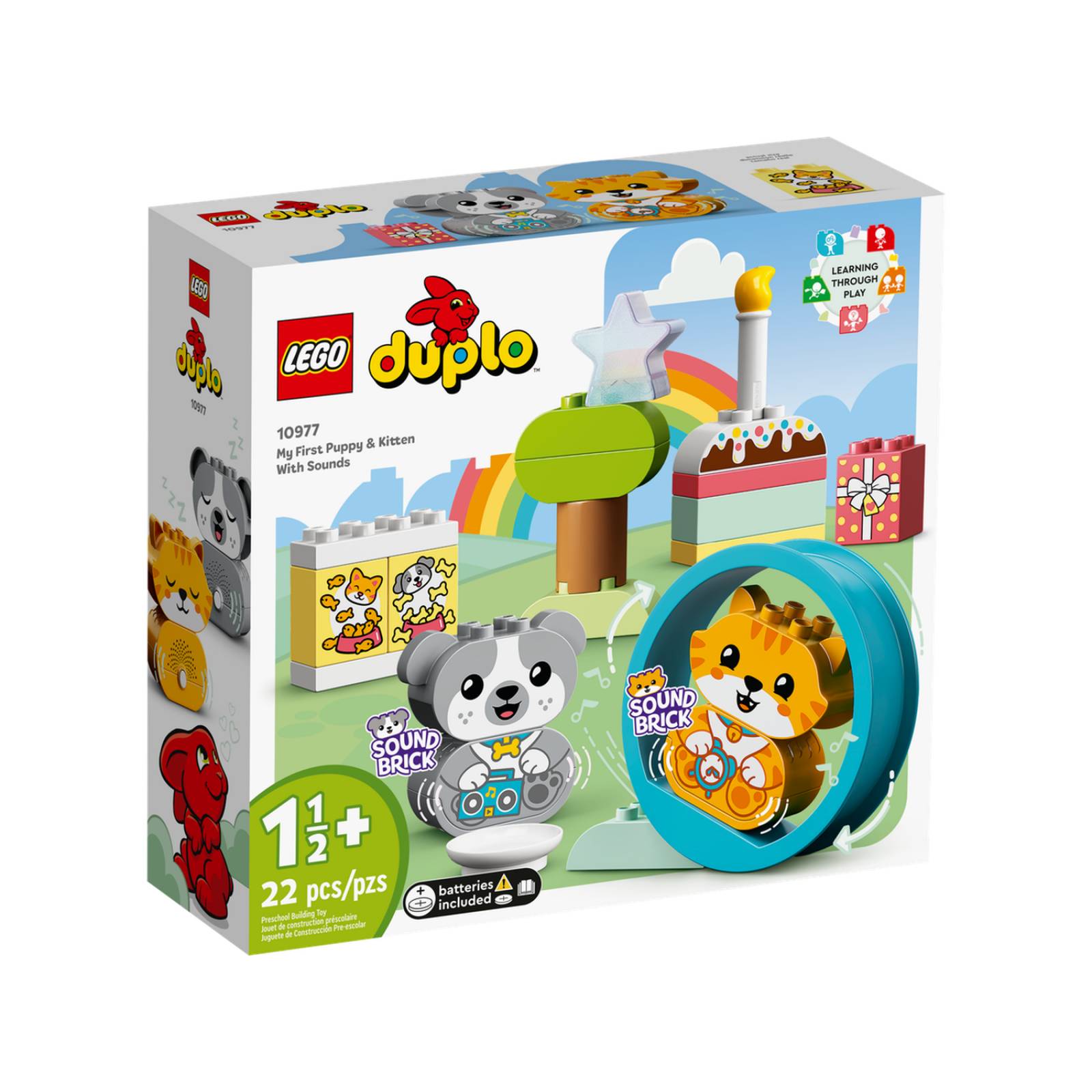 LEGO DUPLO Mis Primeros Cachorrito y Gatito con Sonidos 10977 