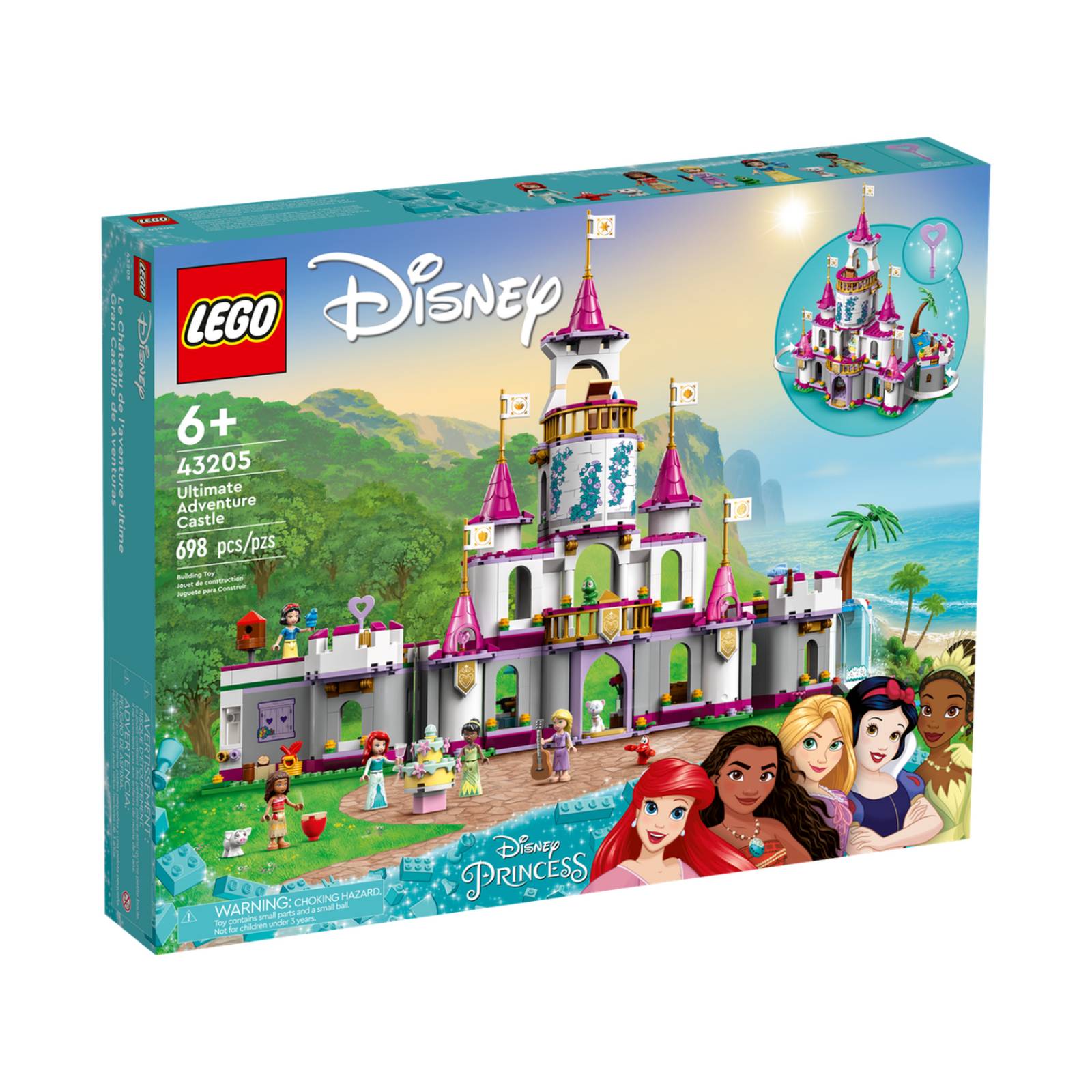 LEGO Disney Princess Gran Castillo de Aventuras 43205 