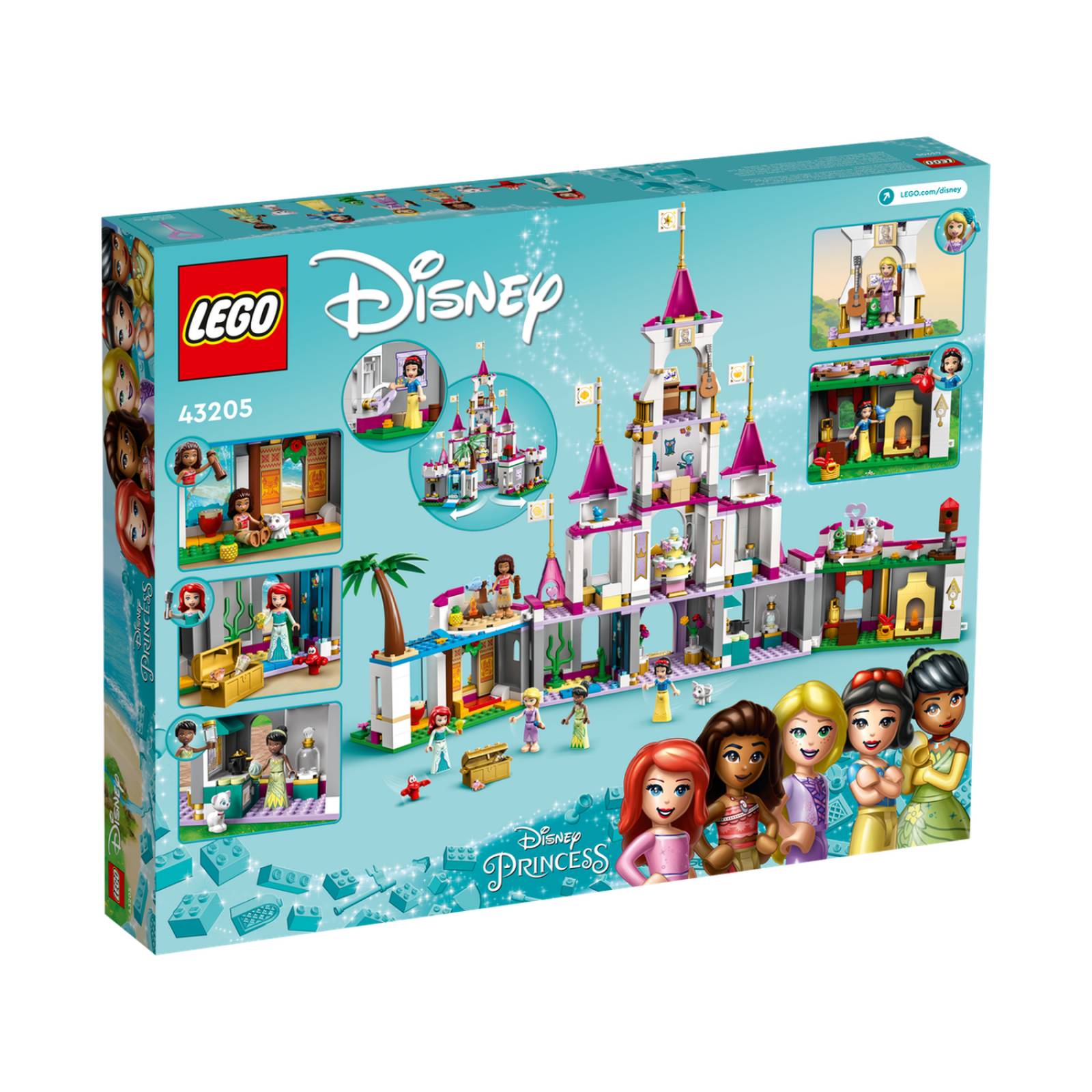 LEGO Disney Princess Gran Castillo de Aventuras 43205 