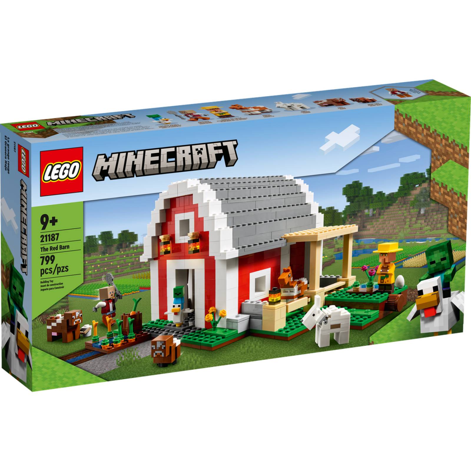 LEGO Minecraft El Granero Rojo 21187 