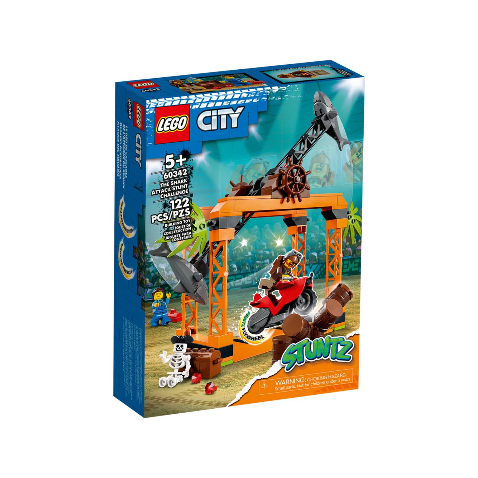 LEGO City Desafio Acrobatico Ataque del Tiburon 60342 