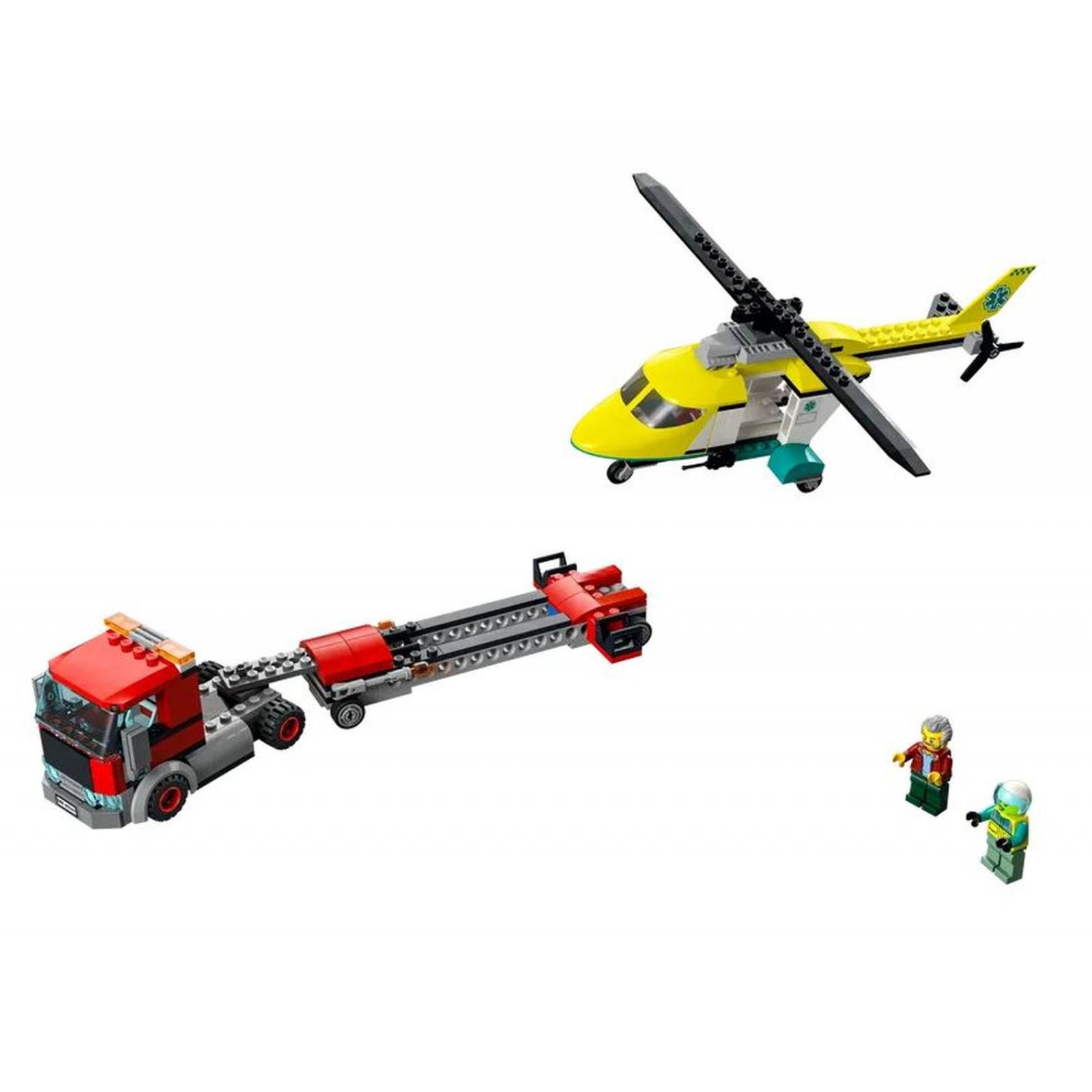 LEGO City Transporte del Helicoptero de Rescate 60343