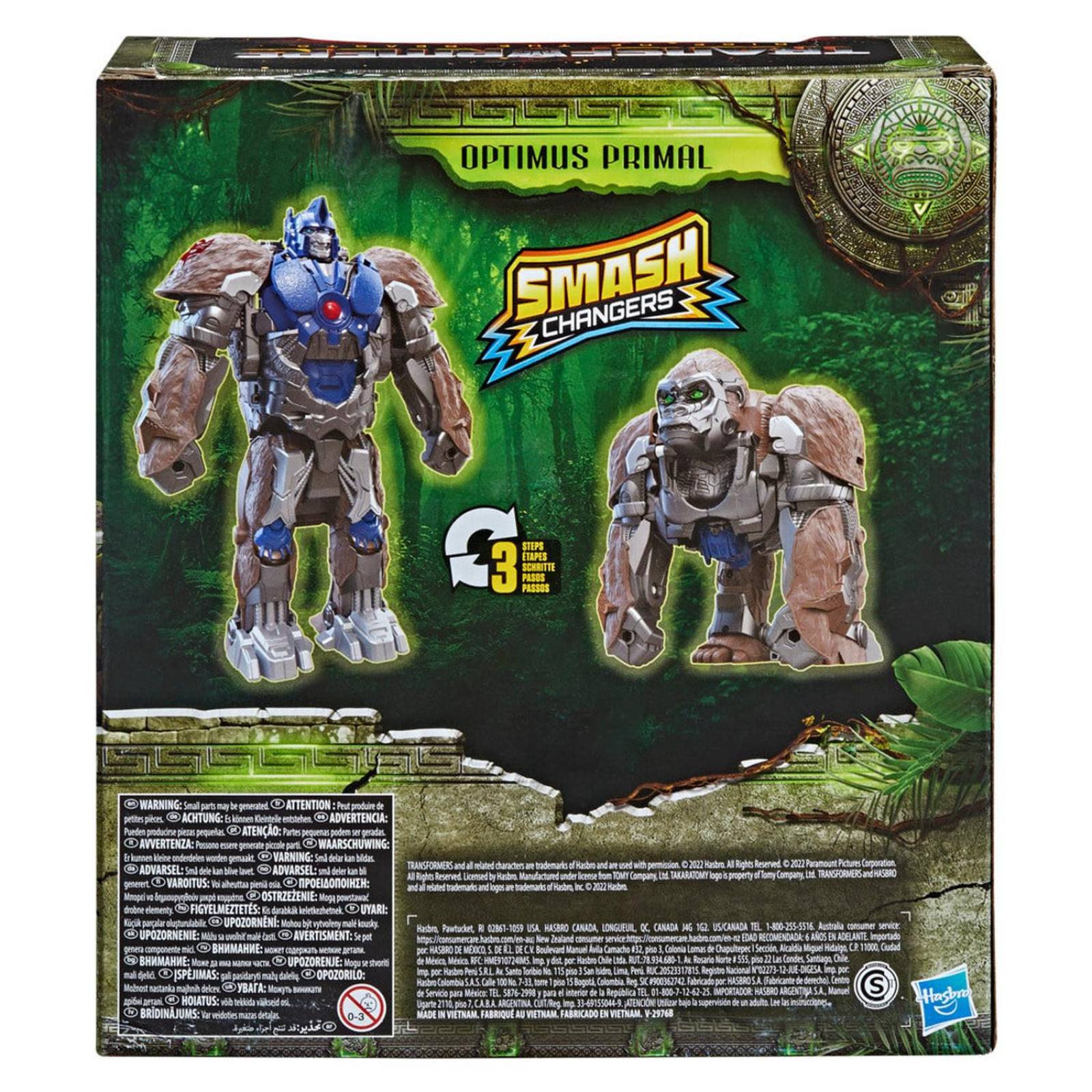 Transformers Rise Of The Beasts: Optimus Primal Smash Changers 