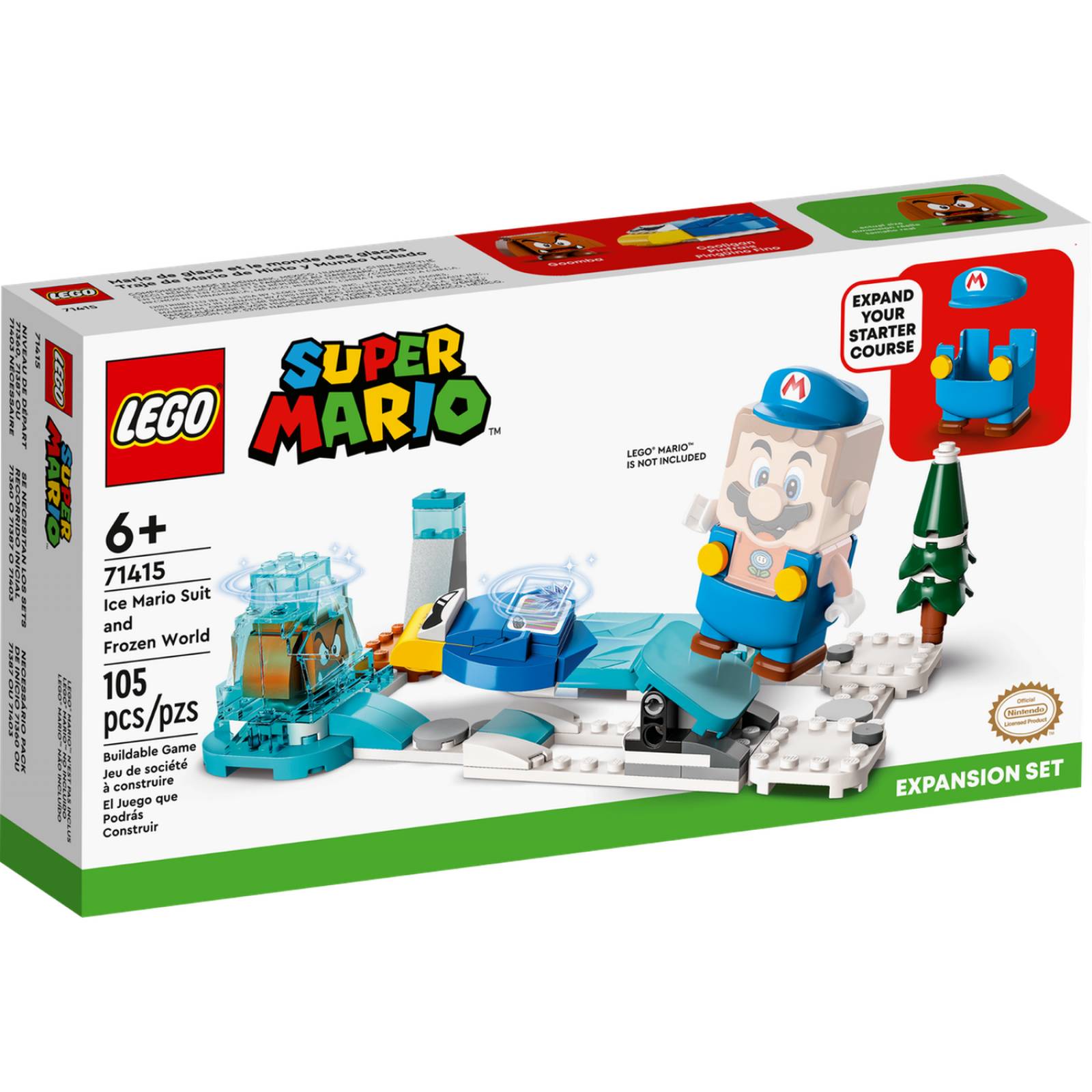 LEGO Super Mario Set de Expansion: Traje de Mario de Hielo y Mundo Helado 71415
