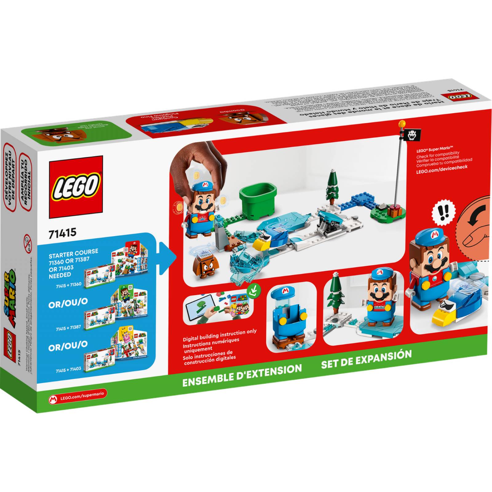 LEGO Super Mario Set de Expansion: Traje de Mario de Hielo y Mundo Helado 71415