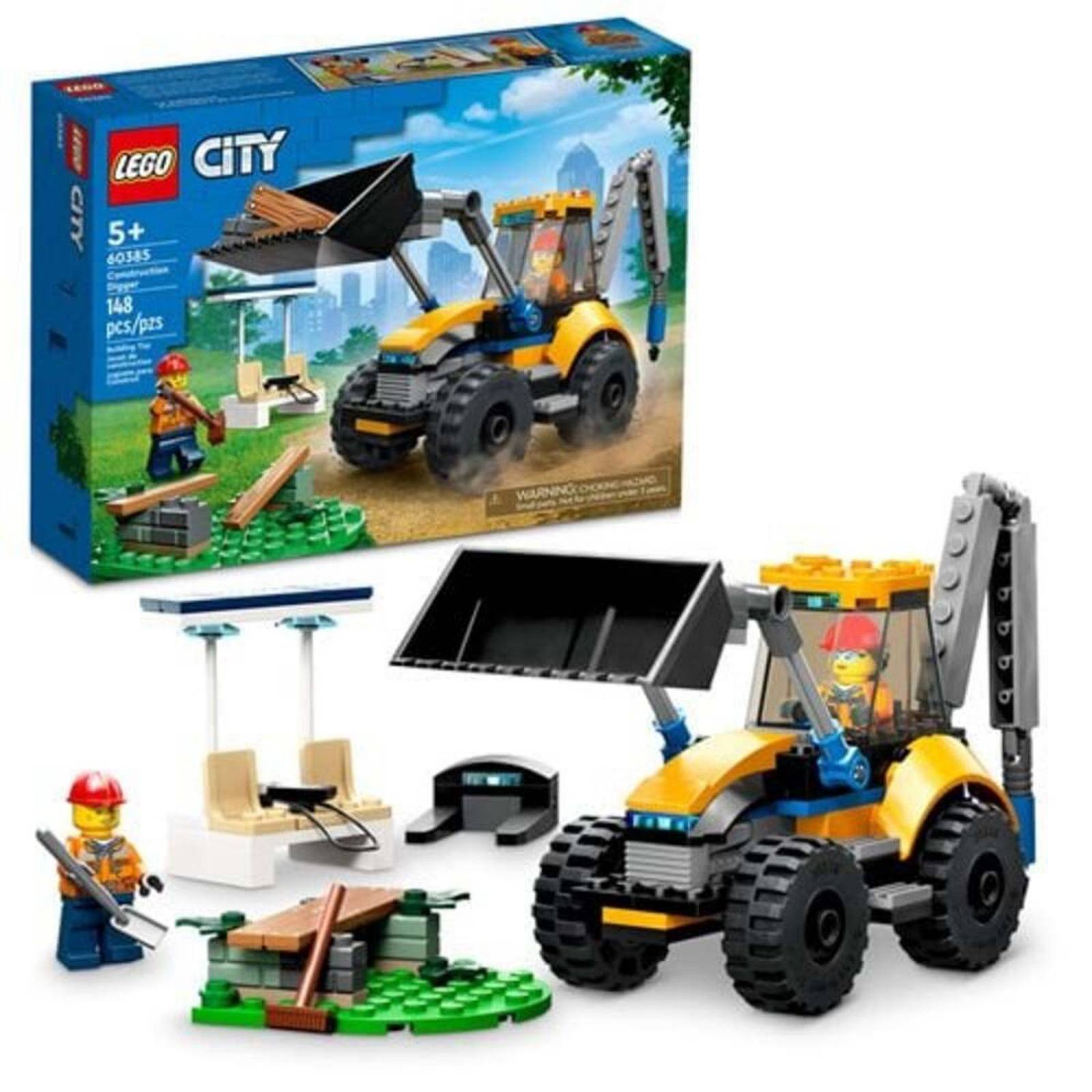 LEGO City Great Vehicles Excavadora de Obra 60385 