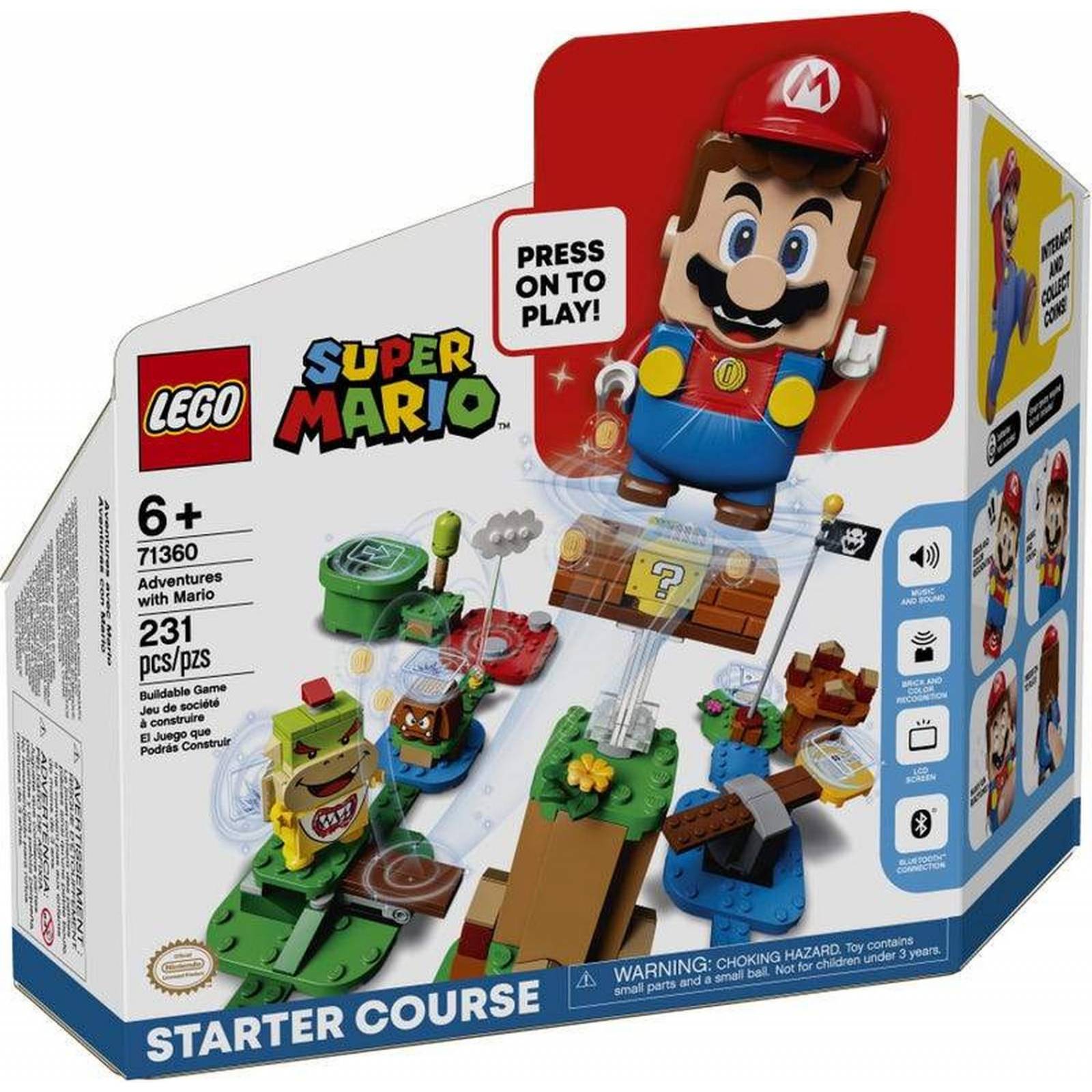 LEGO Super Mario Aventuras con Mario Pack Juego Base 71360 