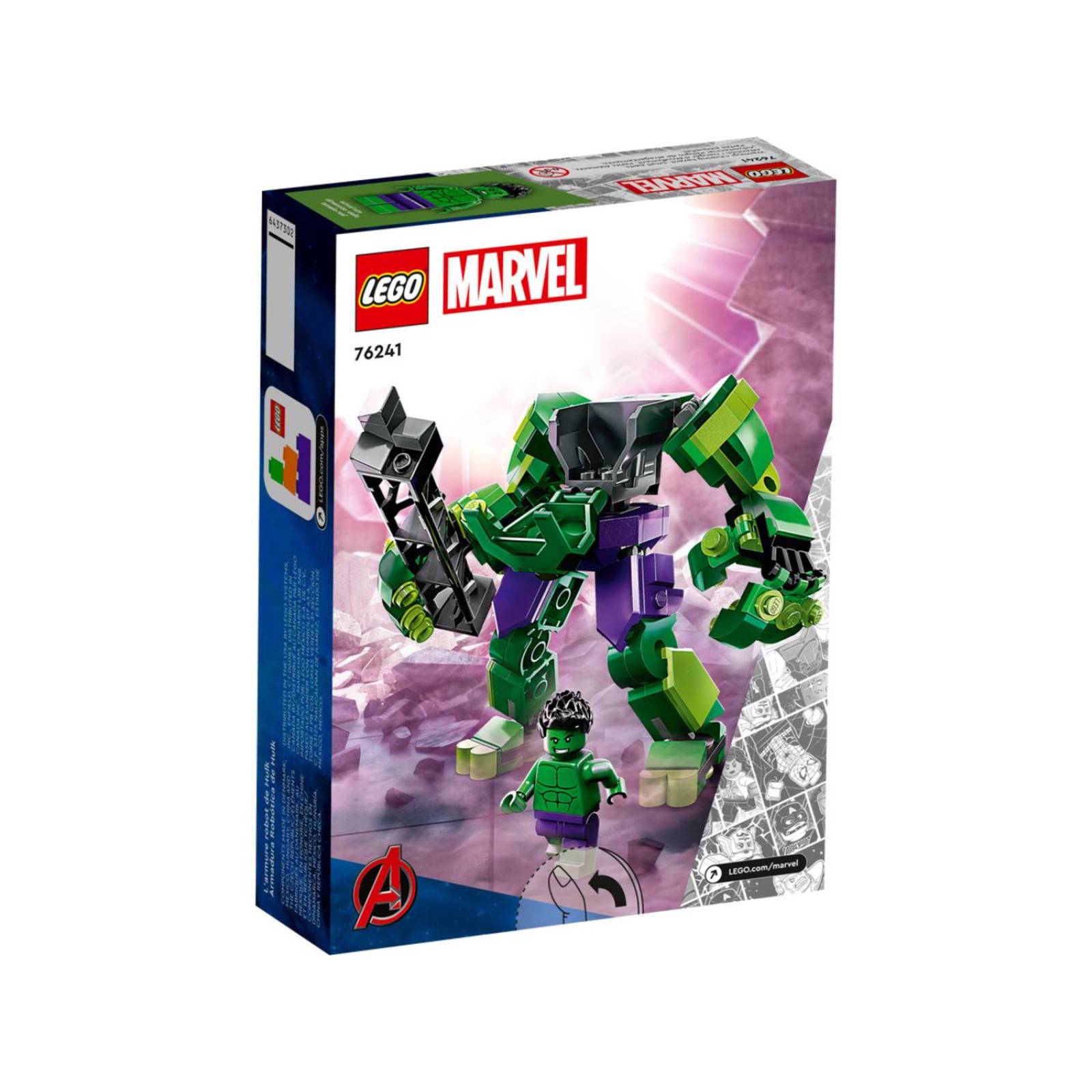 LEGO Super Heroes Marvel Armadura Robotica de Hulk 76241