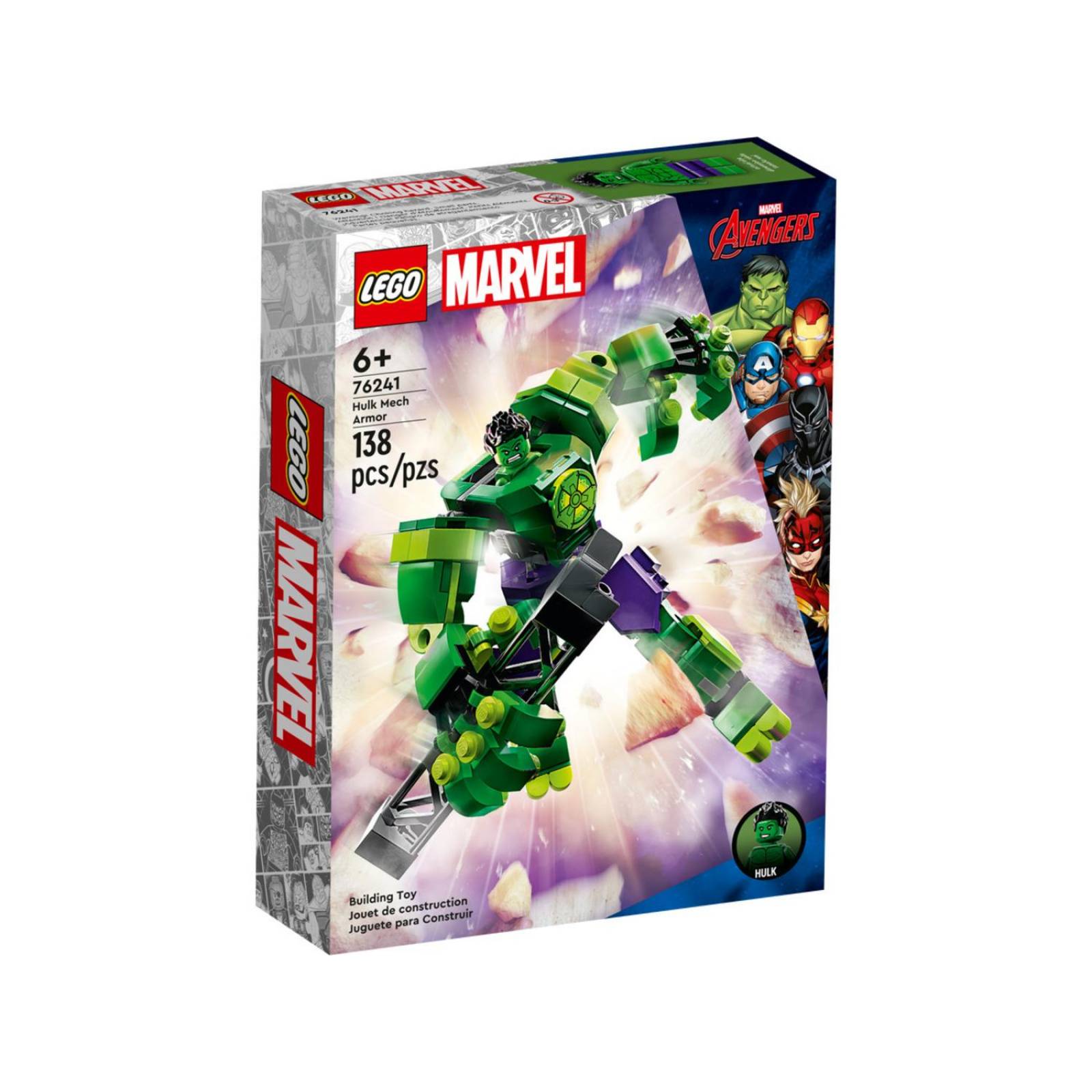 LEGO Super Heroes Marvel Armadura Robotica de Hulk 76241