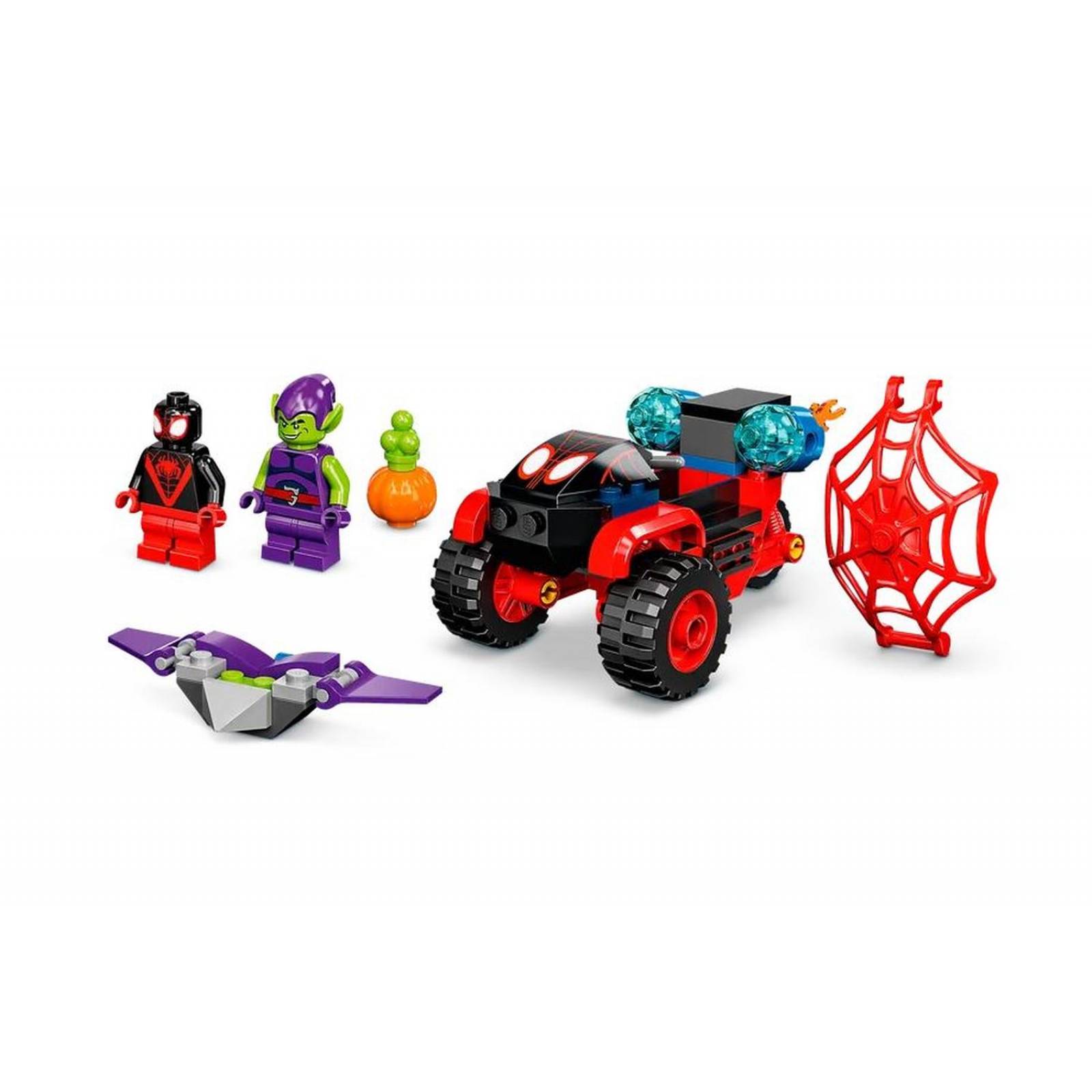 LEGO Marvel Spidey y su Super Equipo Miles Morales Tecnotrike de Spider Man 10781 