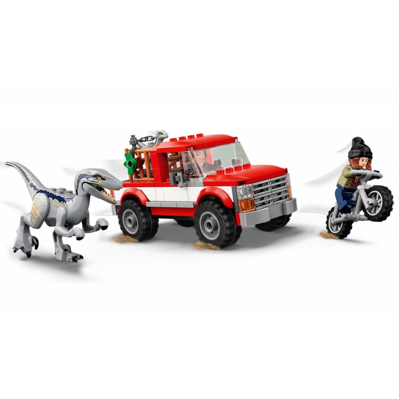 LEGO Jurassic World Captura de los Velocirraptores Blue y Beta 76946