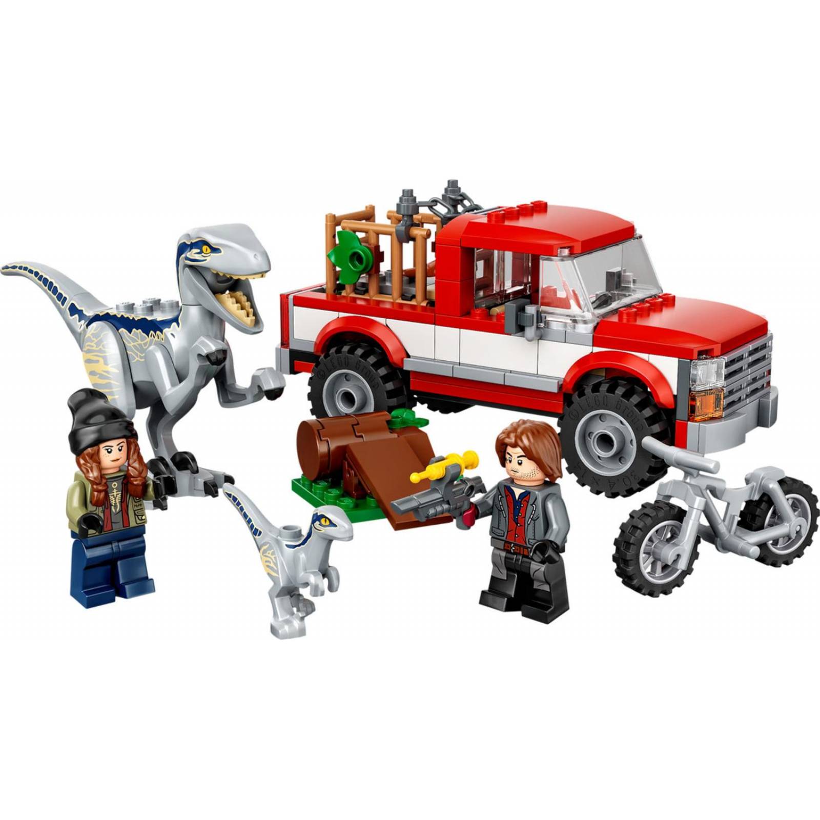 LEGO Jurassic World Captura de los Velocirraptores Blue y Beta 76946