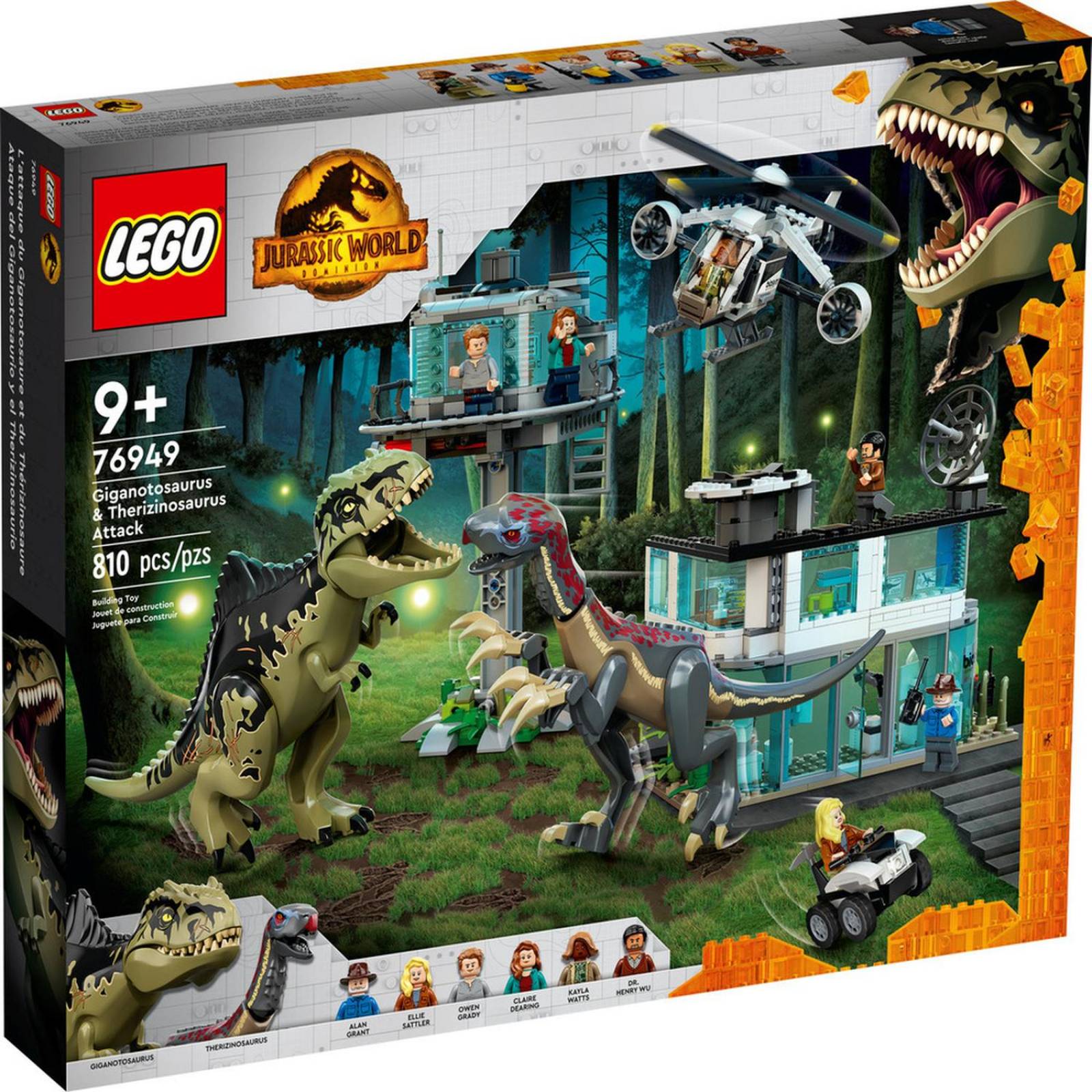 LEGO Jurassic World Ataque del Giganotosaurio y el Therizinosaurio 76949