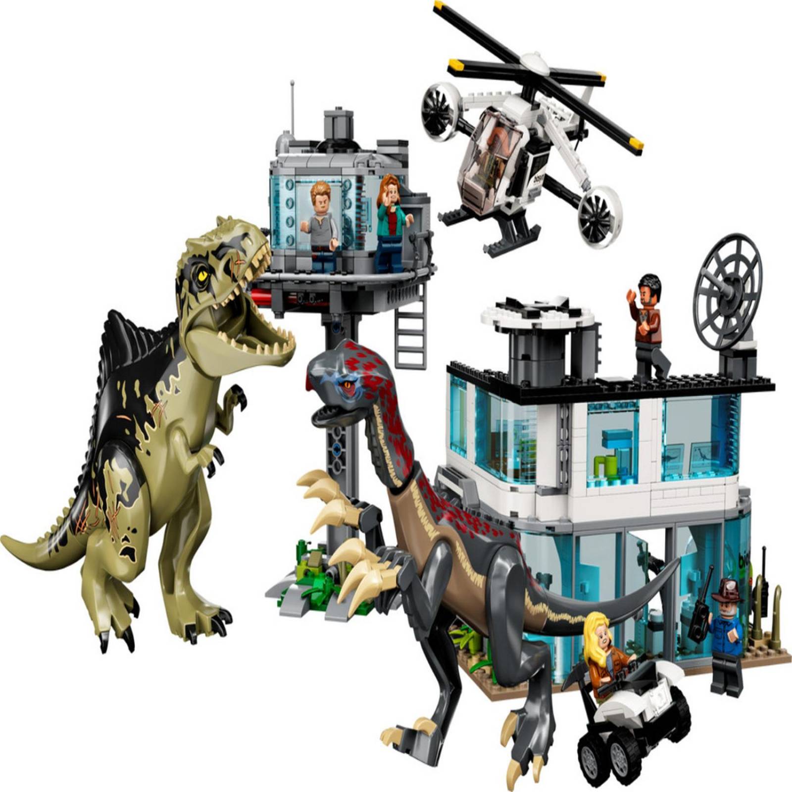 Lego Jurassic World Ataque Del Giganotosaurio Y El Therizinosaurio 76949