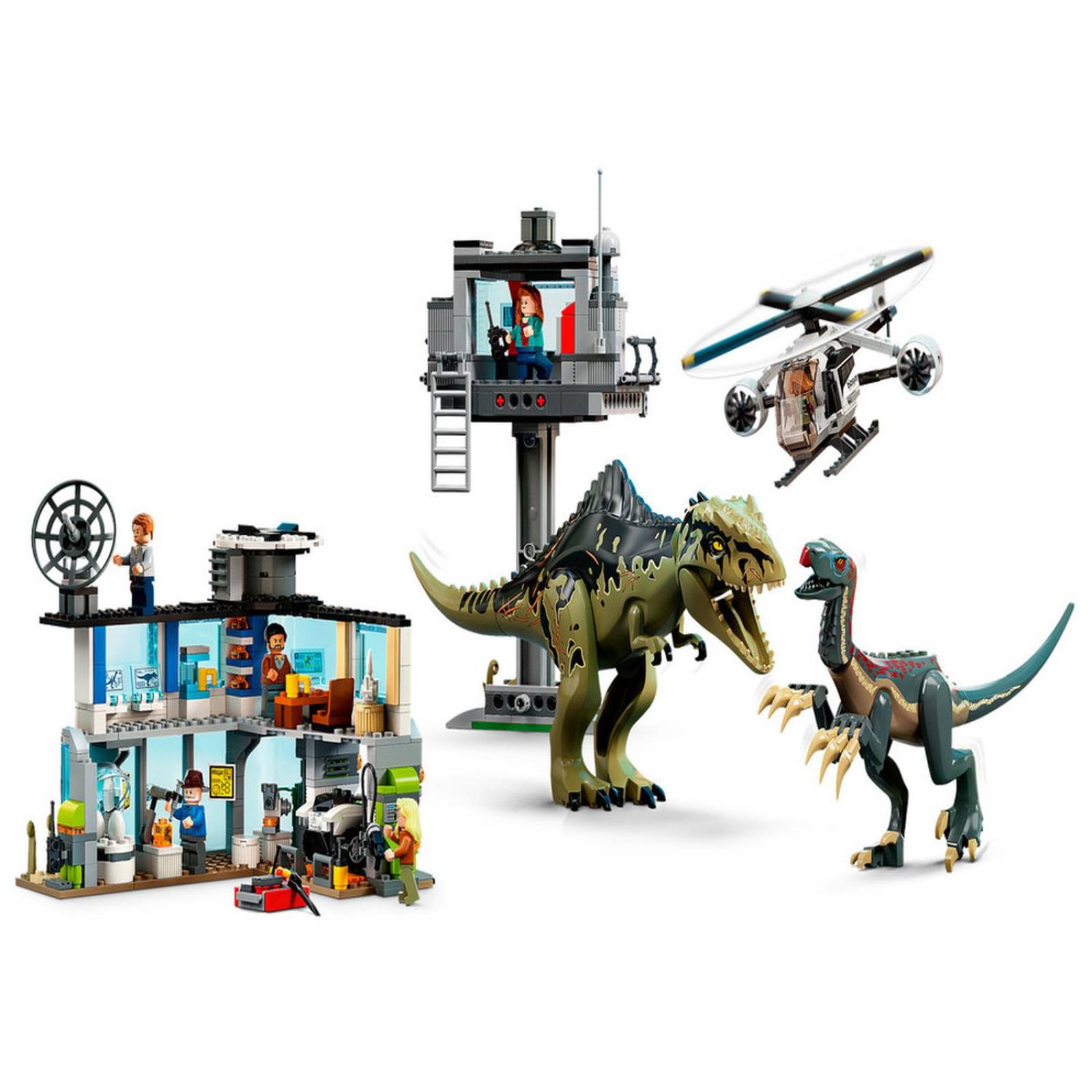 LEGO Jurassic World Ataque del Giganotosaurio y el Therizinosaurio 76949