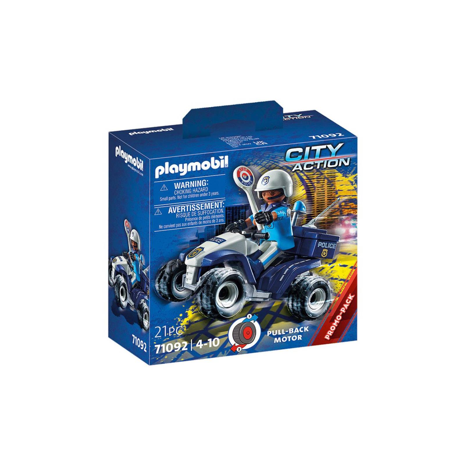 Playmobil City Action: Escuadron De Policias 71092 
