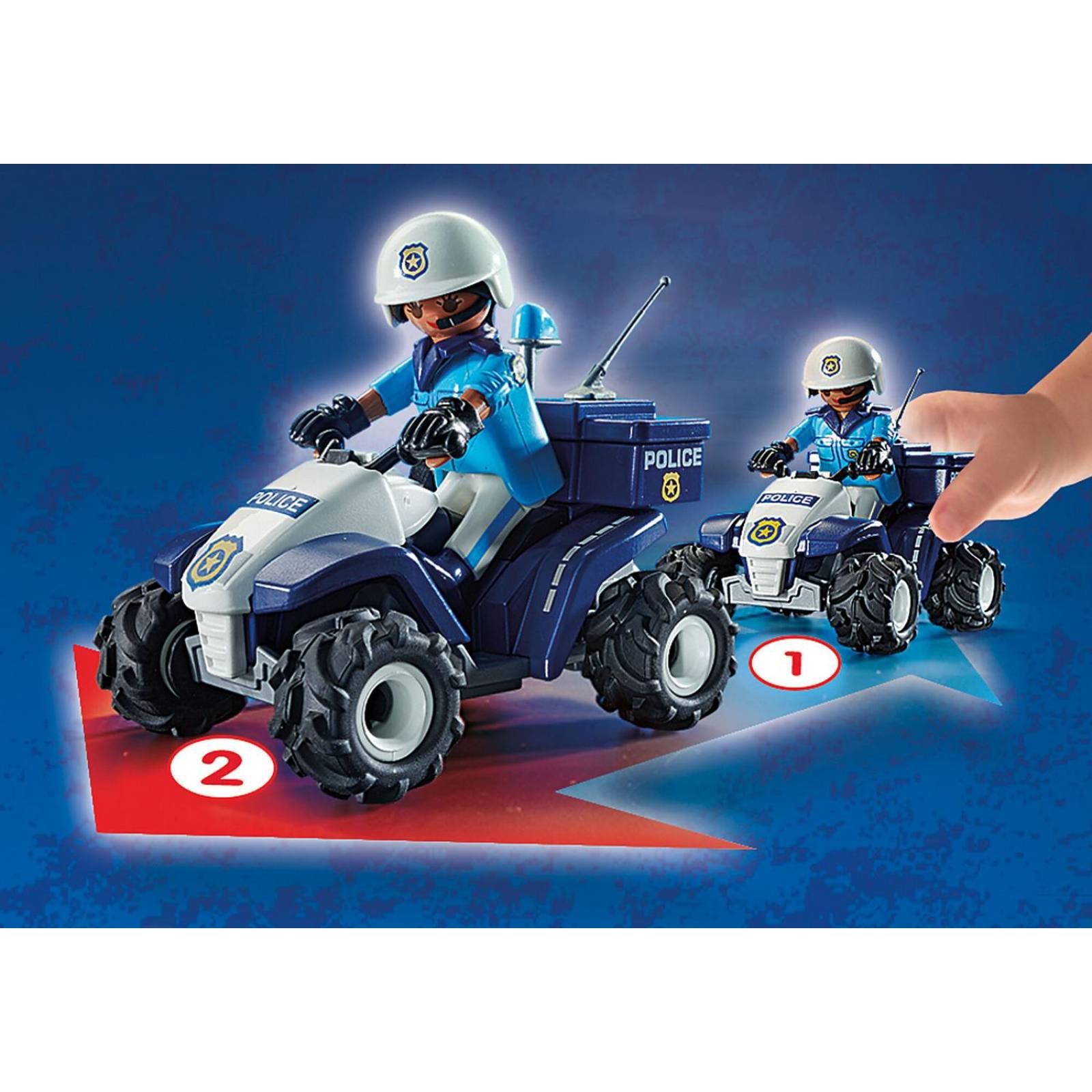Playmobil City Action: Escuadron De Policias 71092 