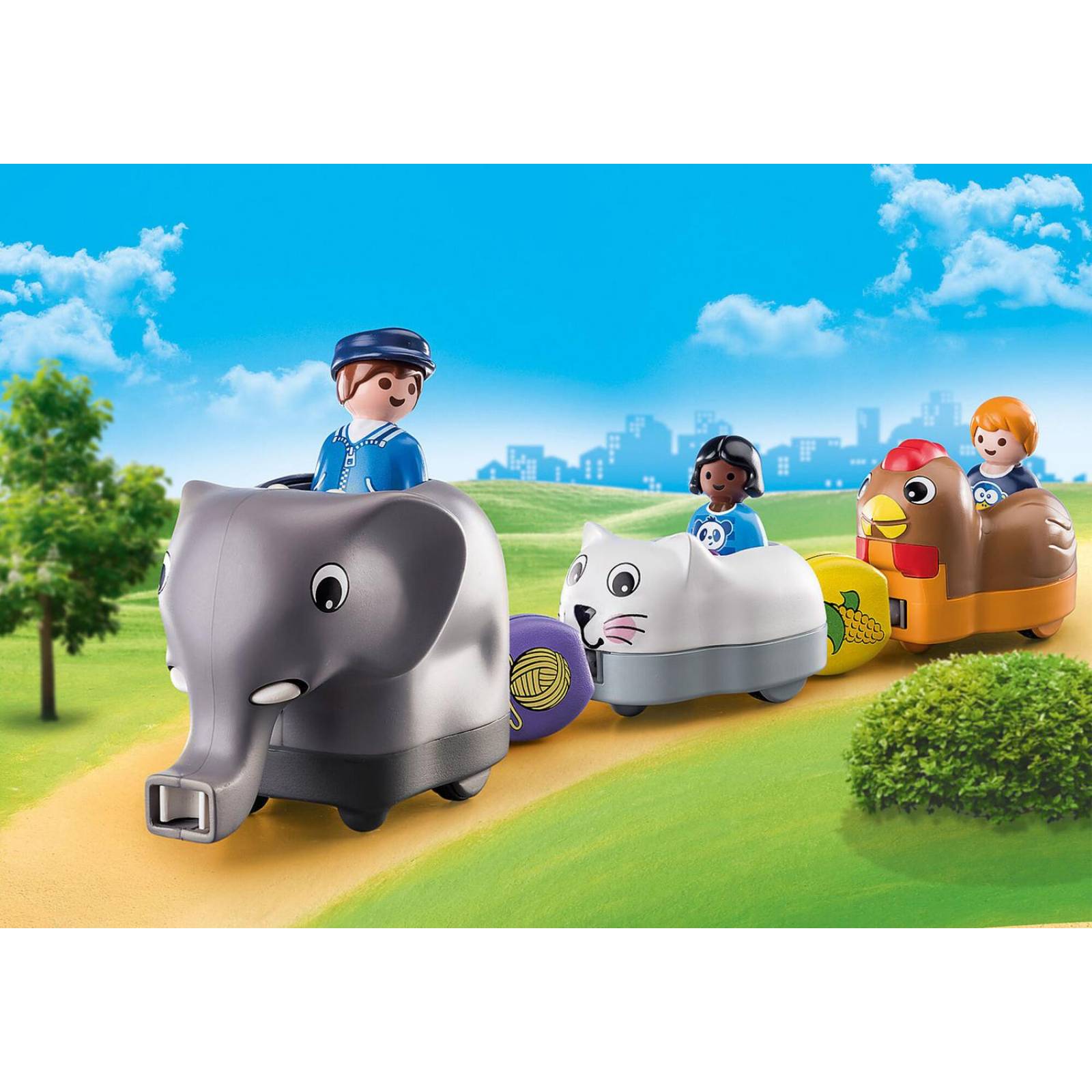 Playmobil 123: Tren De Animales 70405 