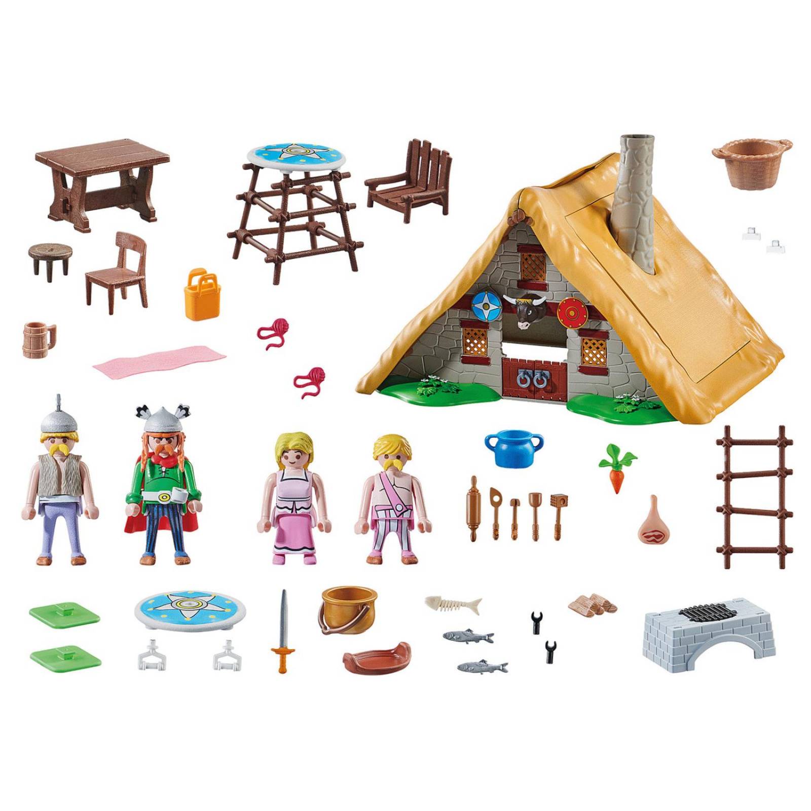 Playmobil Asterix: Cabaña De Abraracurcix 70932 