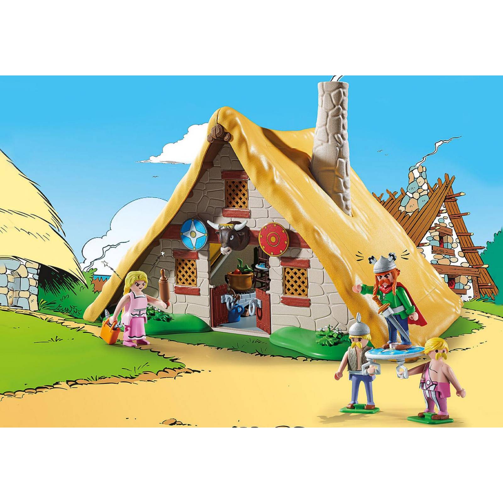 Playmobil Asterix: Cabaña De Abraracurcix 70932 