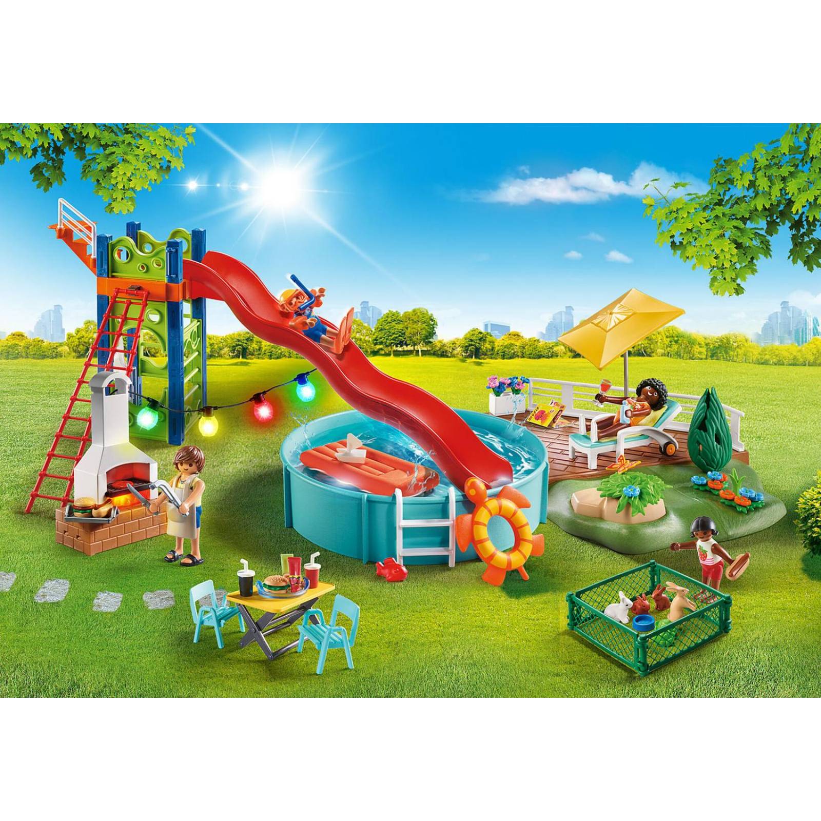Playmobil City Life: Fiesta En La Piscina 70987