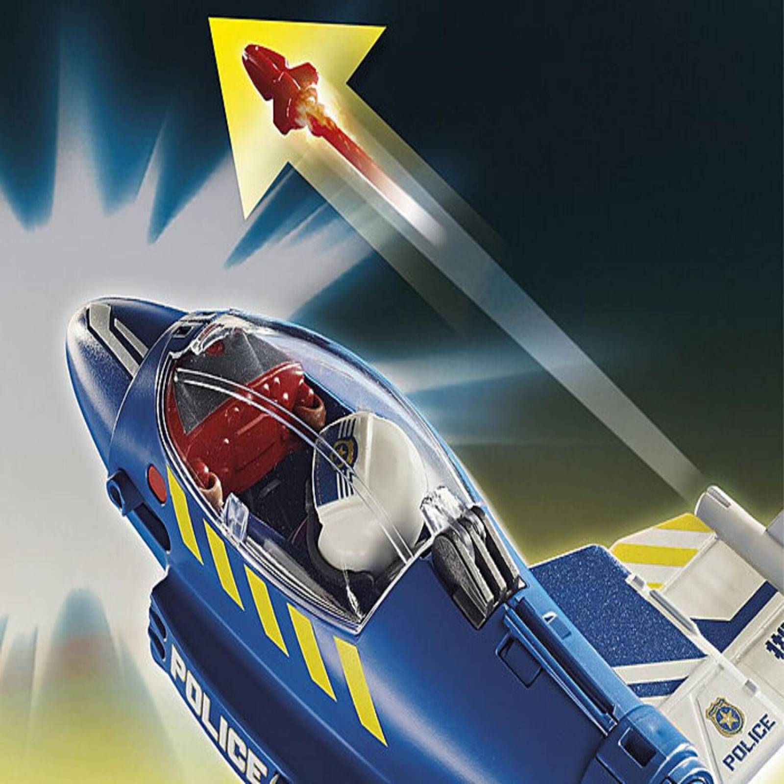 Playmobil City Action: Avion de la Policia Persecucion Dron 70780 